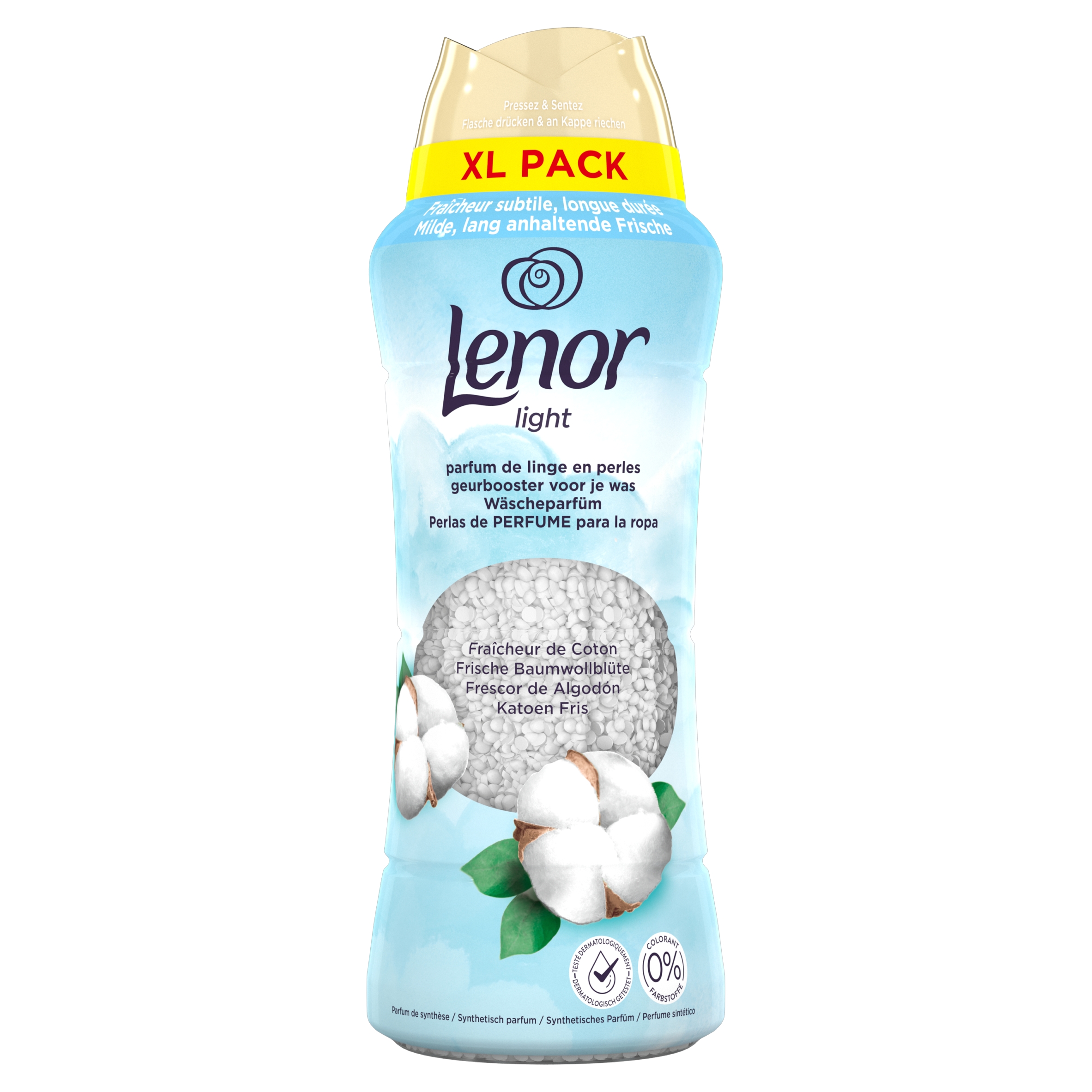 Vonné perličky Lenor Sensitive Cotton Fresh 495g