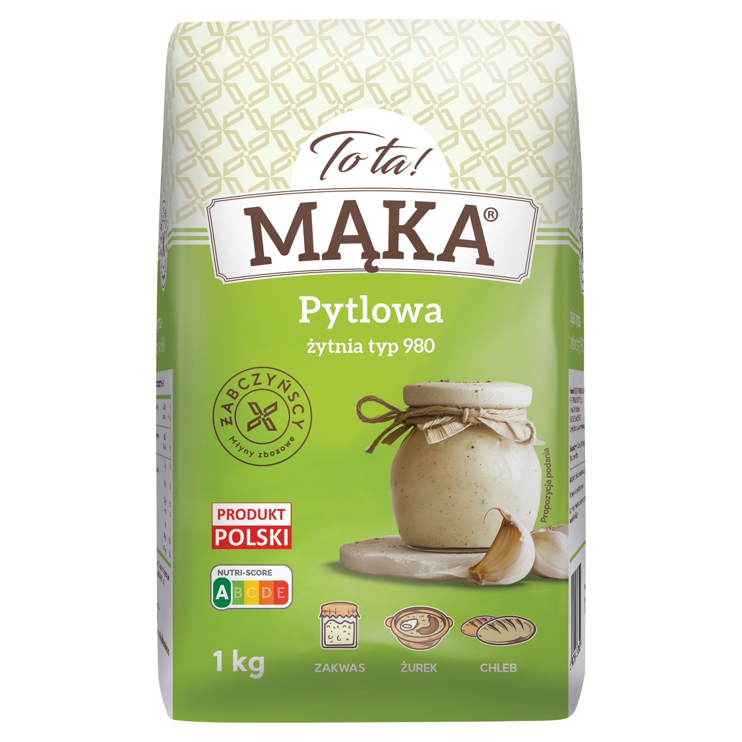 Levně 13X Tota! Pytlová žitná mouka Typ 980 1 kg