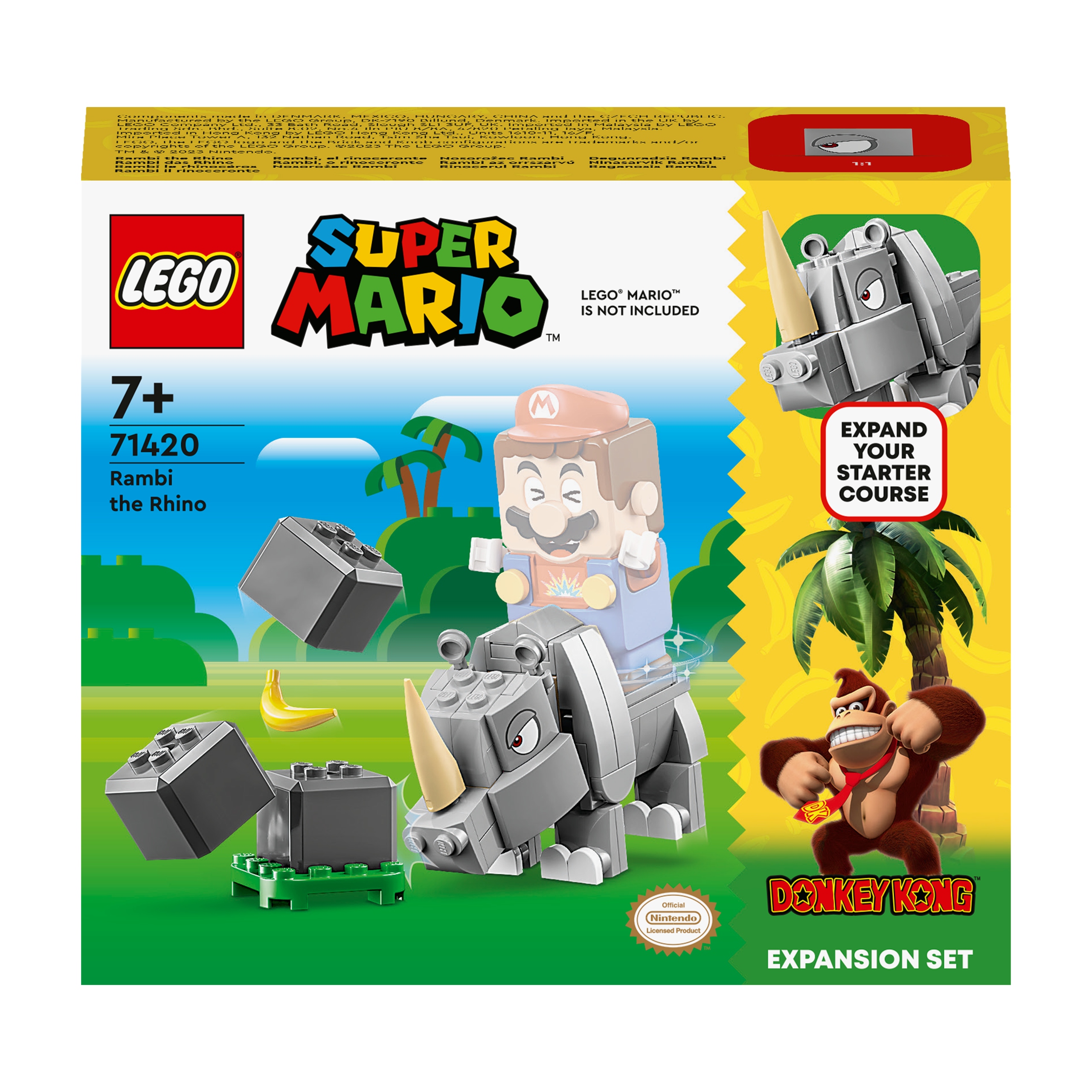 Lego Mario 71420 Nosorożec Rambi