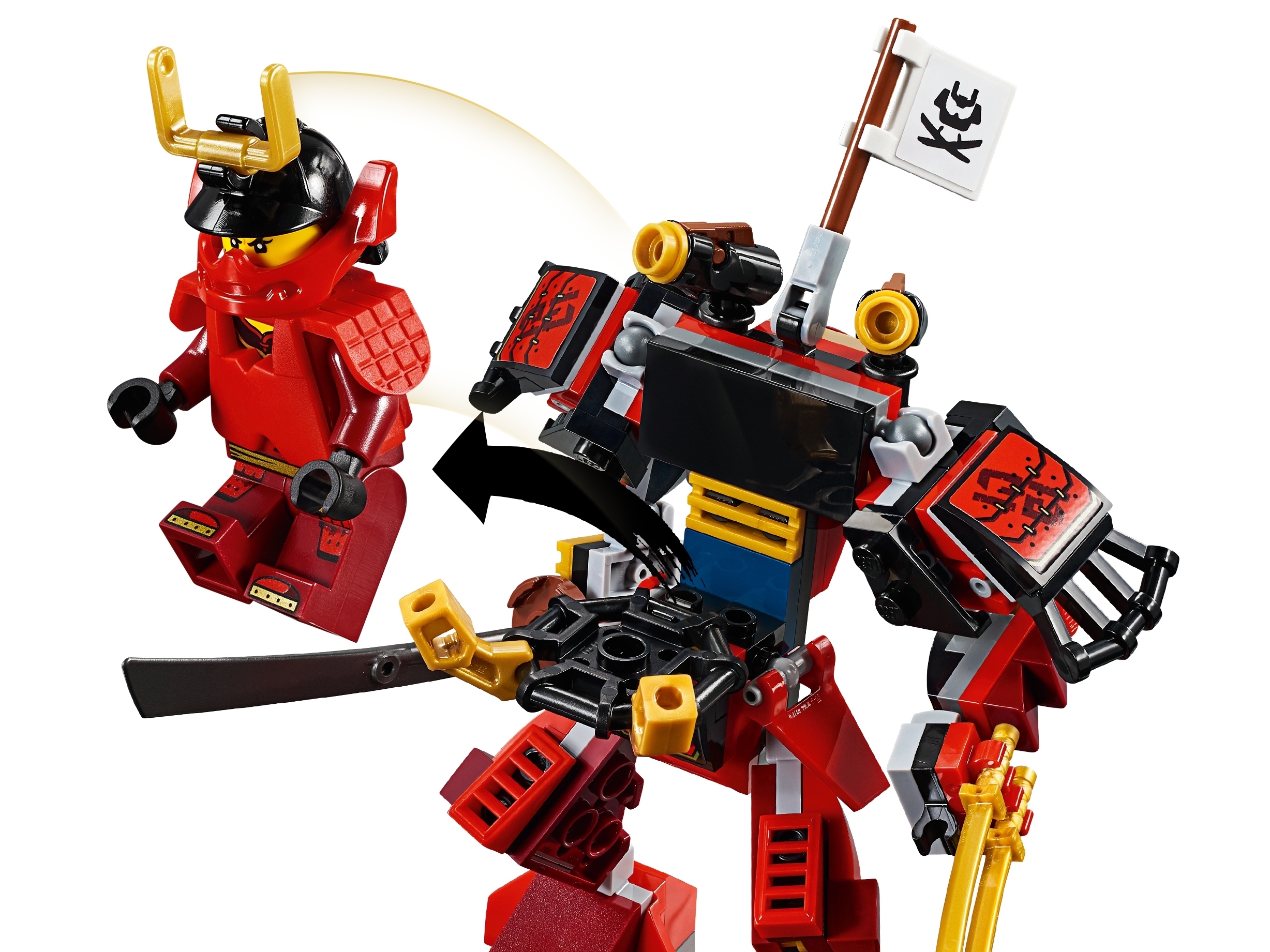 LEGO Ninjago 70665 - Mech - samuraj Wiek dziecka 7 lat +