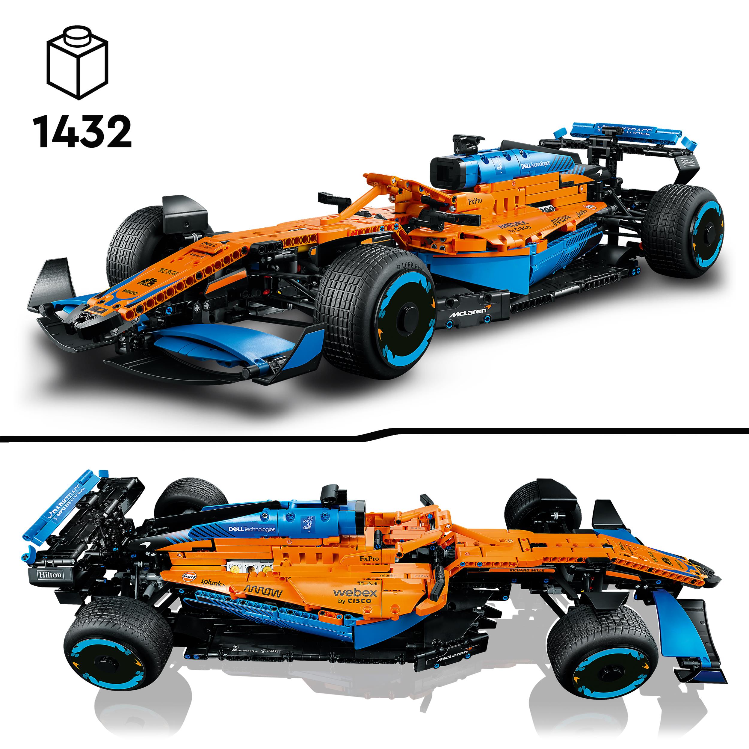 LEGO Technic McLaren Formula 1 42141 Materiał plastik