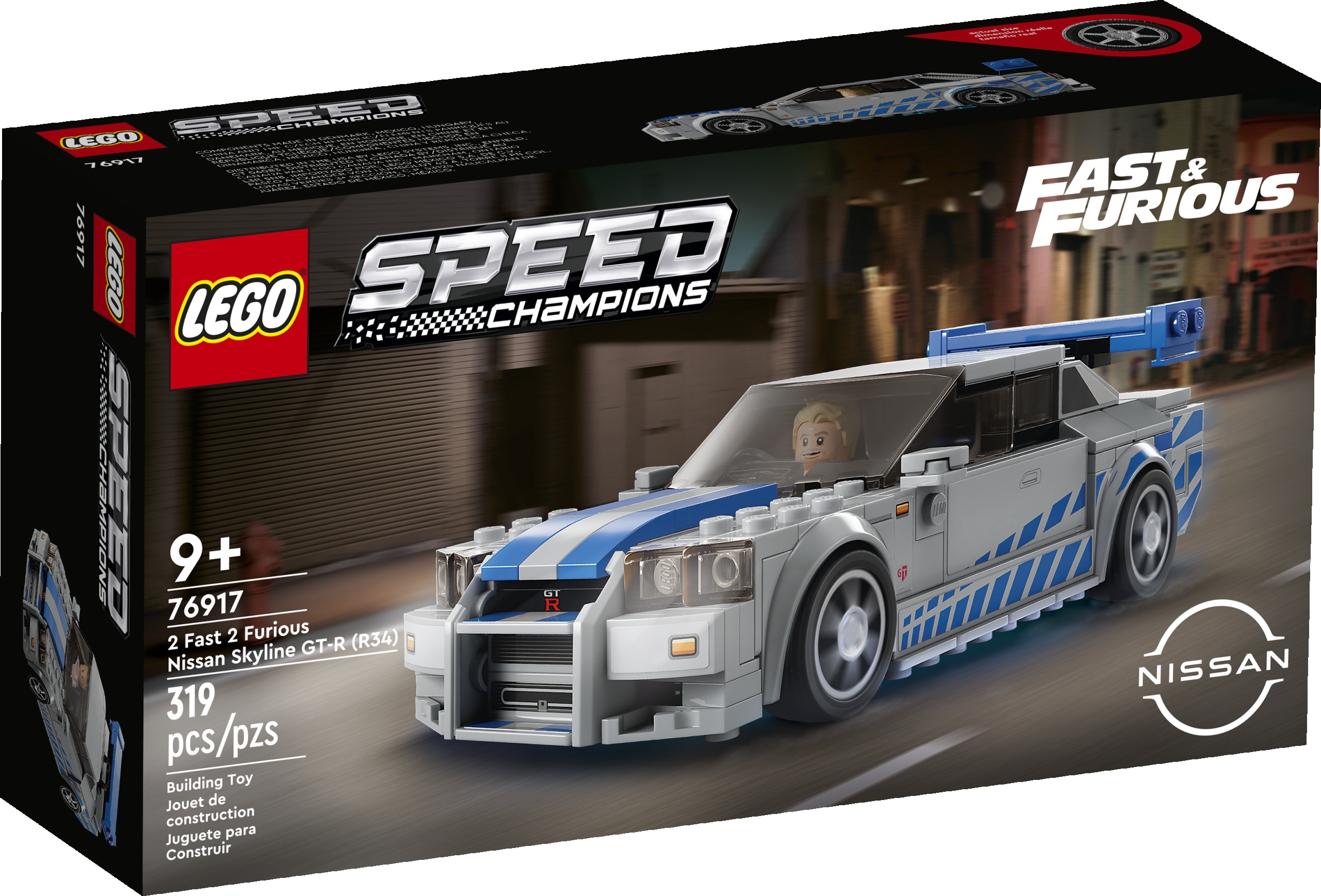

Lego Speed 76917 Nissan Skyline Gt-r Za Szybcy 9+