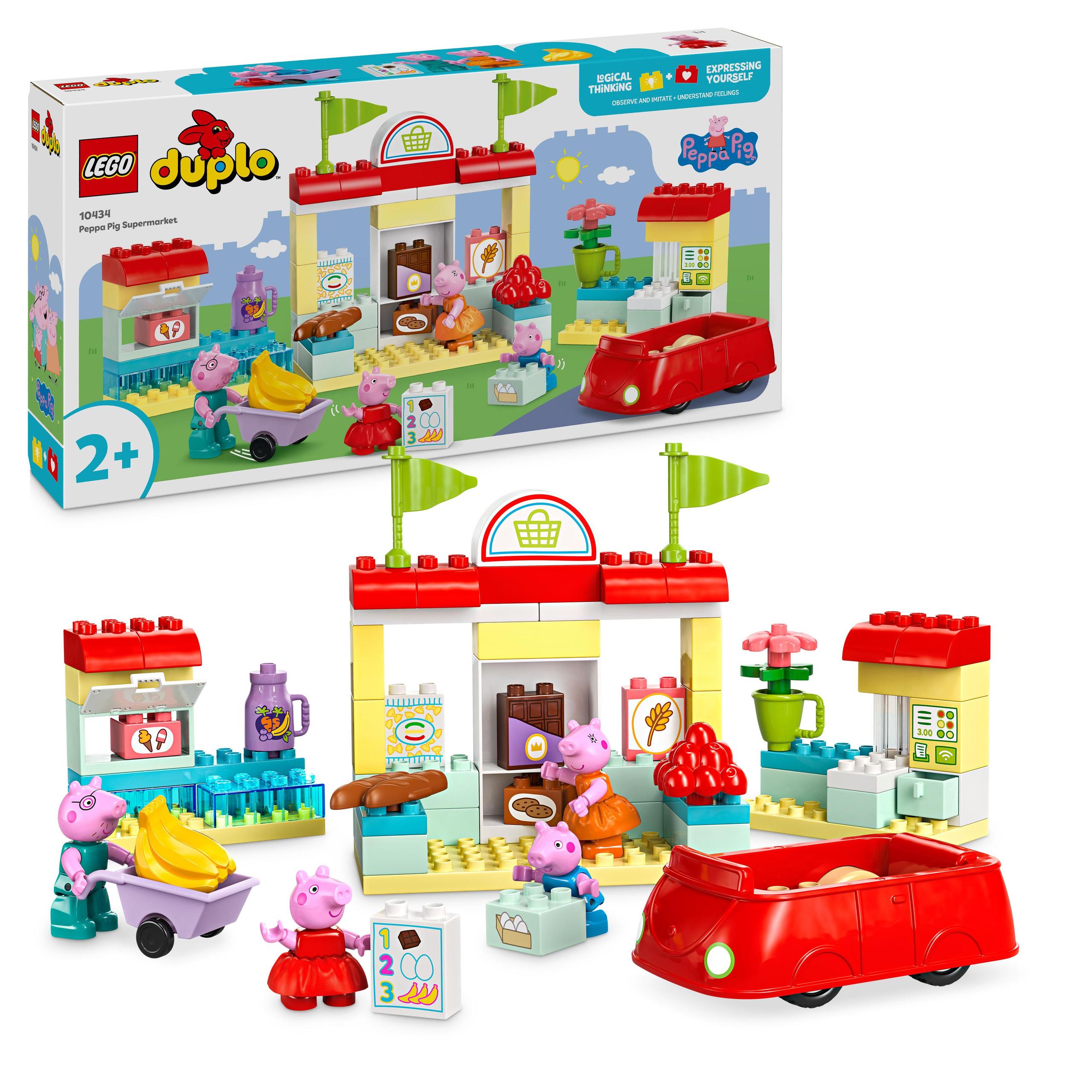 Lego Duplo 10434 Prasátko Peppa a supermarket