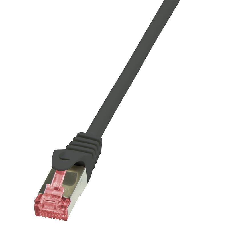 Logilink CQ2033S Patchcord Cat.6 S/ftp Pimf PrimeLine 1m, czarny
