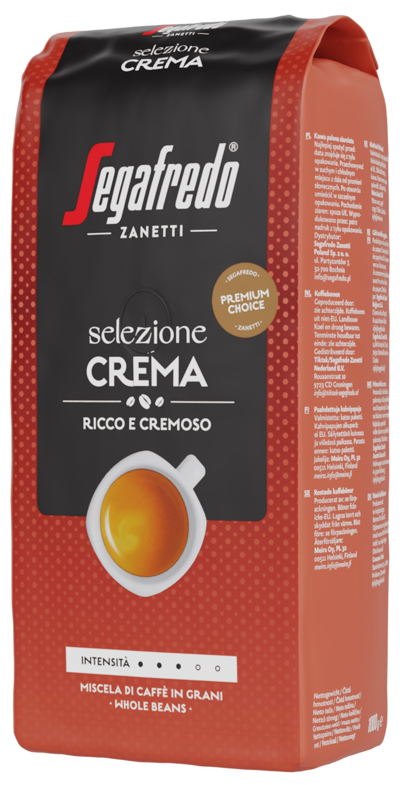 Levně Segafredo káva káva Selezione Crema 1 kg 1000 g