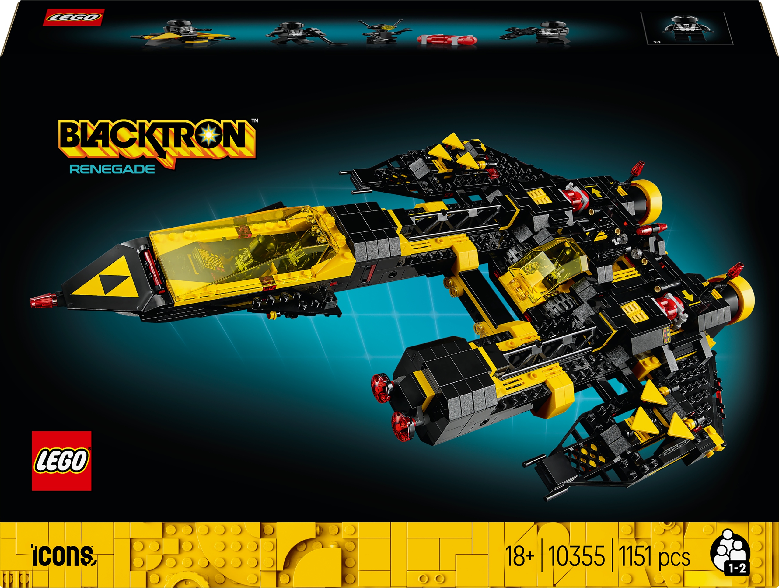 Lego Icons 10355 Blacktron Renegade