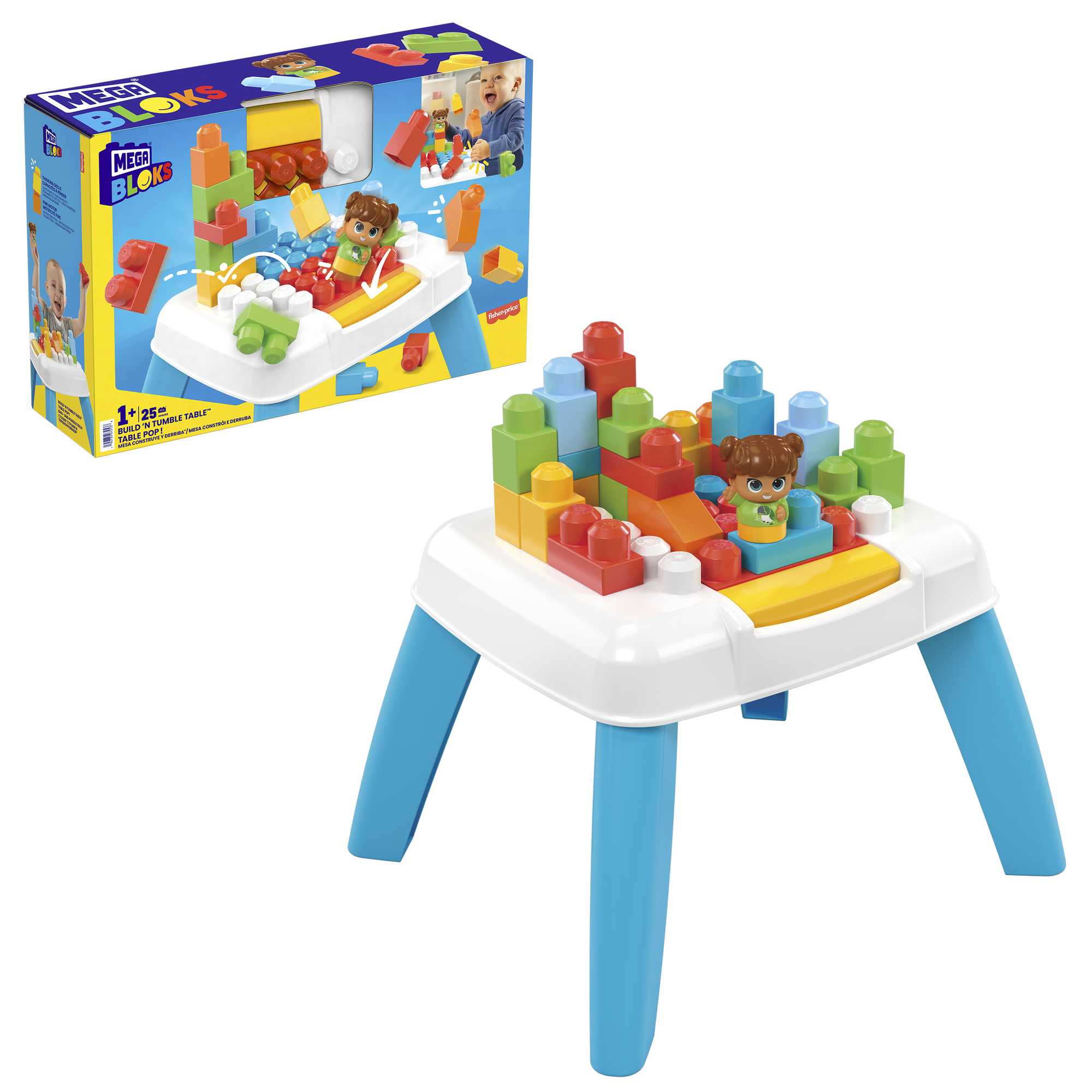 

Bloks Stolik z klockami Buduj i zrzucaj HHM99