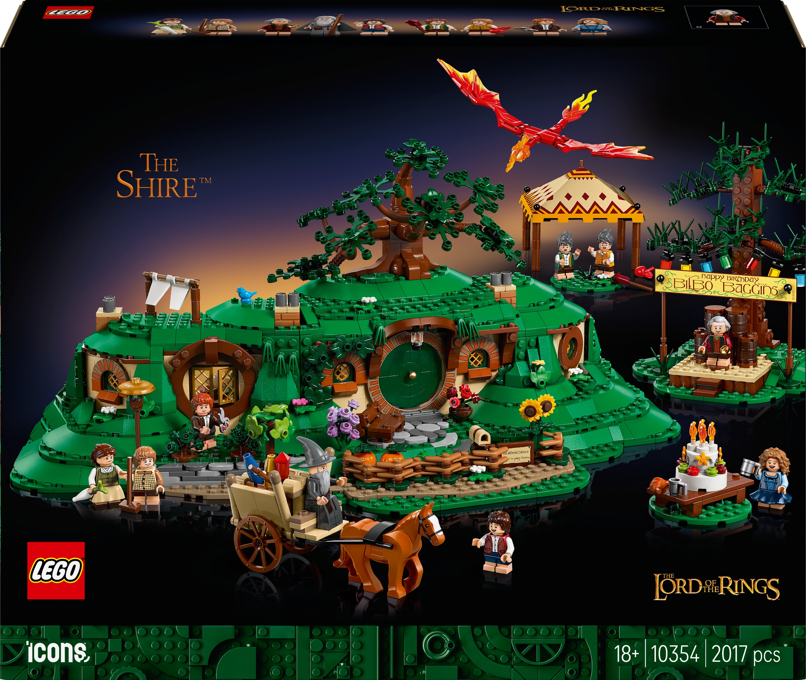 LEGO ICONS 10354 - Władca pierścieni: Shire