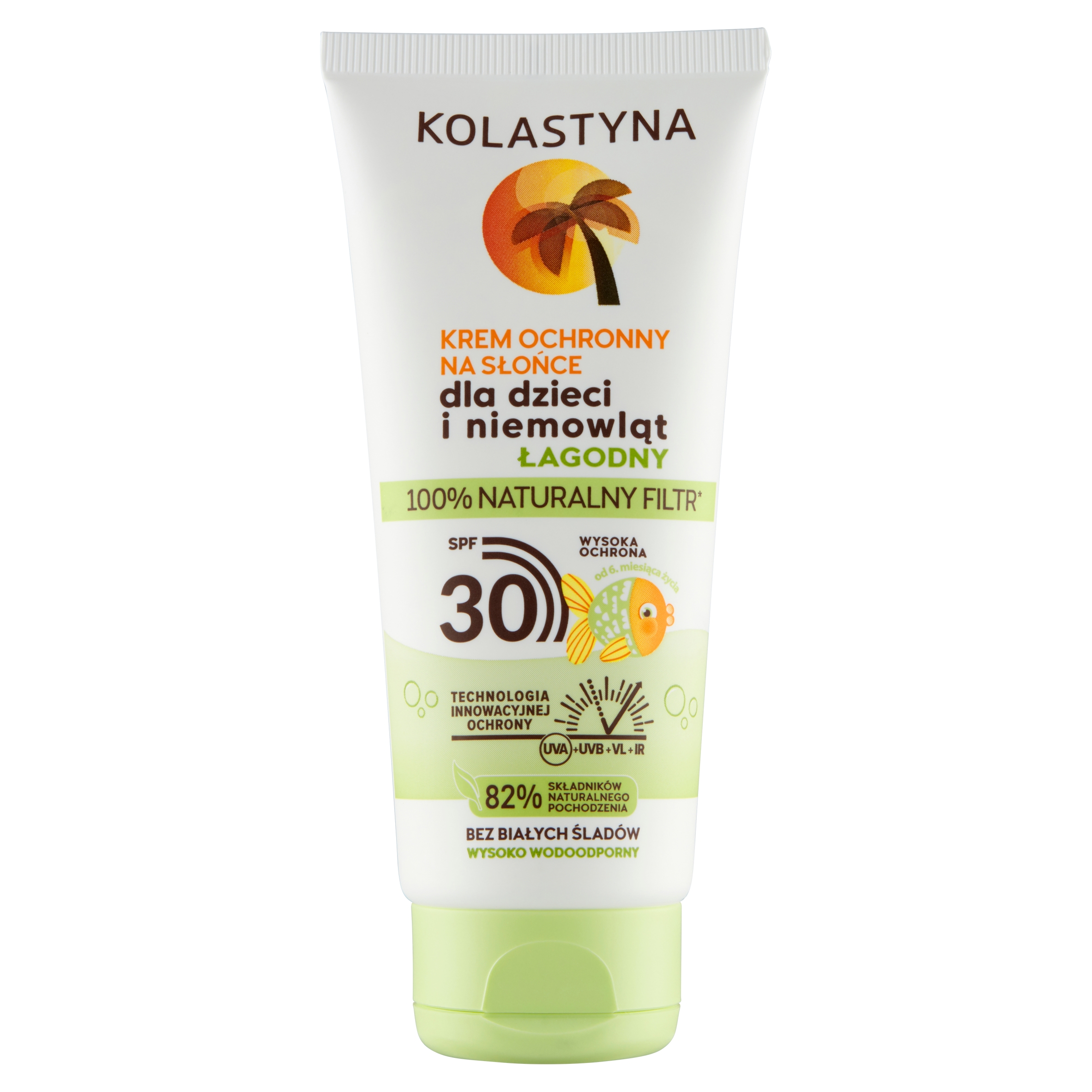 Krem na słońce dla dzieci Kolastyna 30 SPF 100 ml EAN (GTIN) 3700187984366