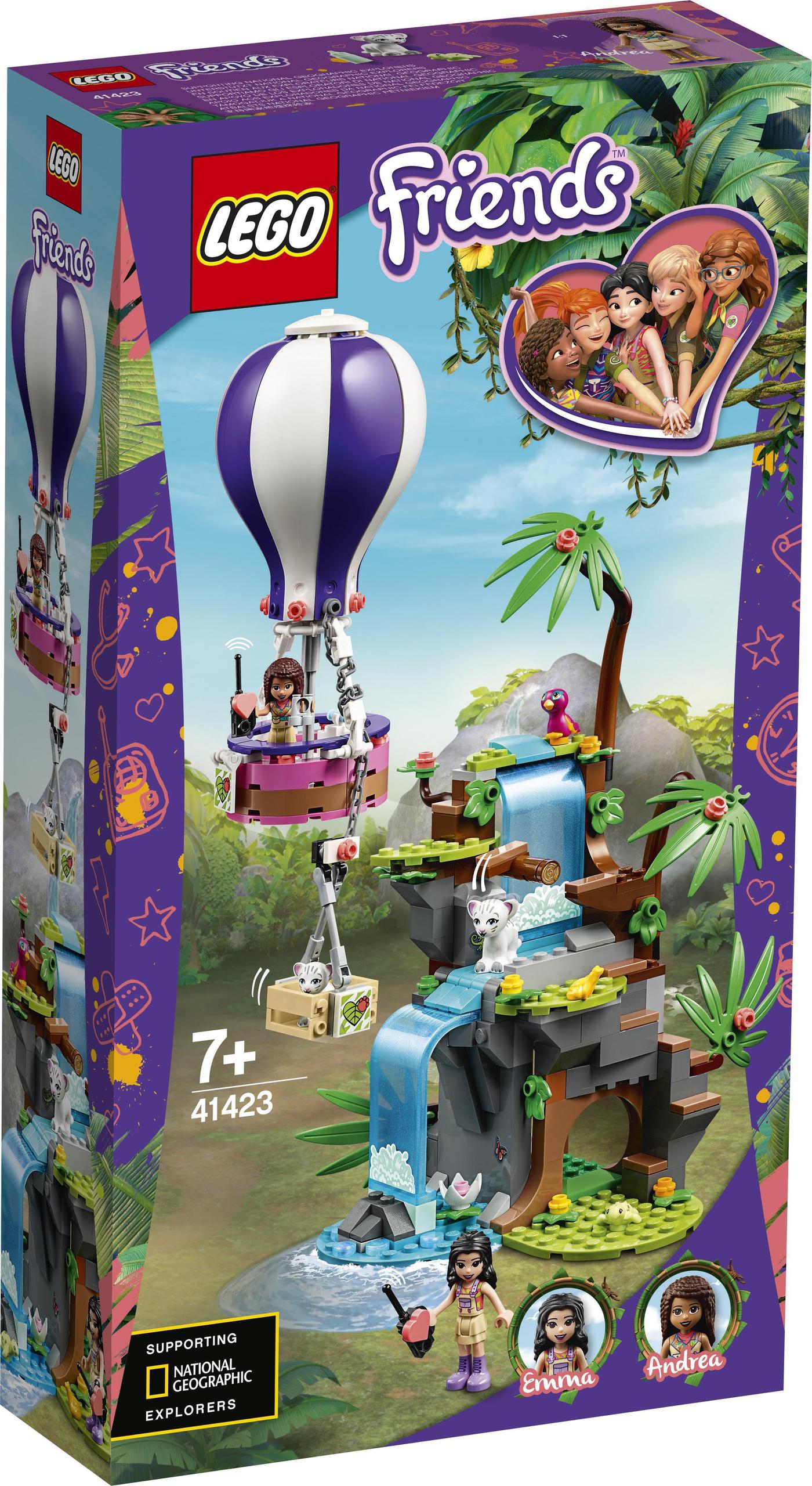Lego Friends 41423 Balón na záchranu tygra
