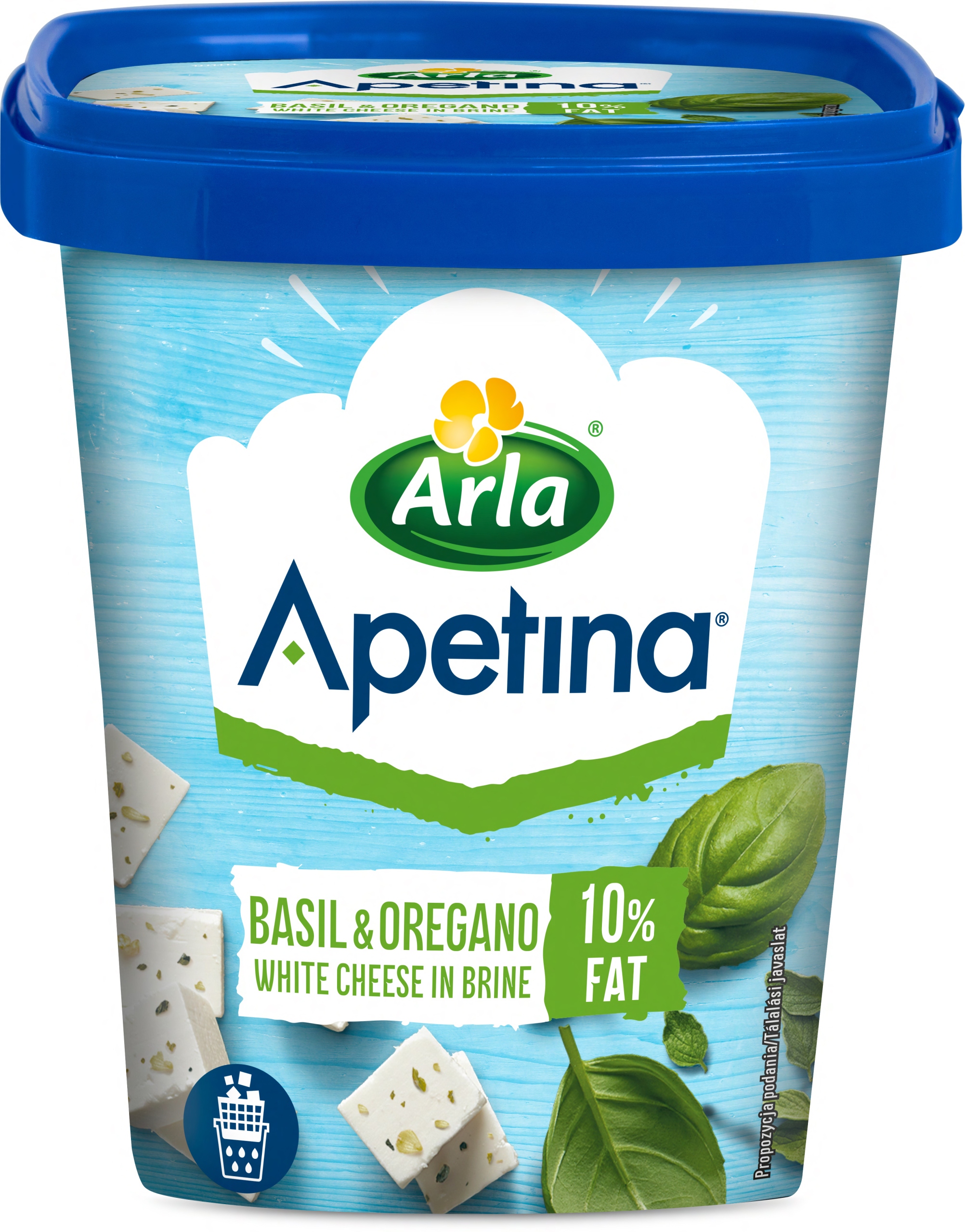 Sada 6 kusů Apetina Light v kostkách bazalka a oregano 410 g/200 g