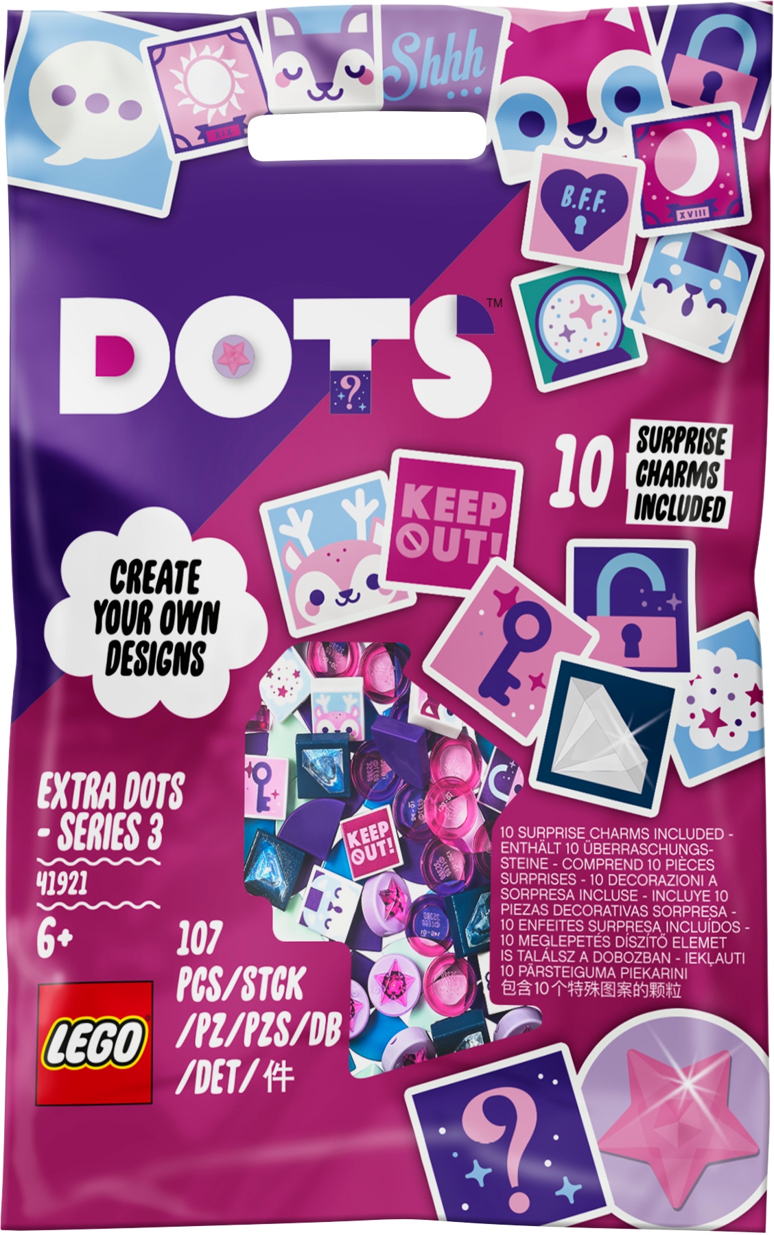 Lego Dots 41921 Lego Dots Dodatki Seria 3 41921