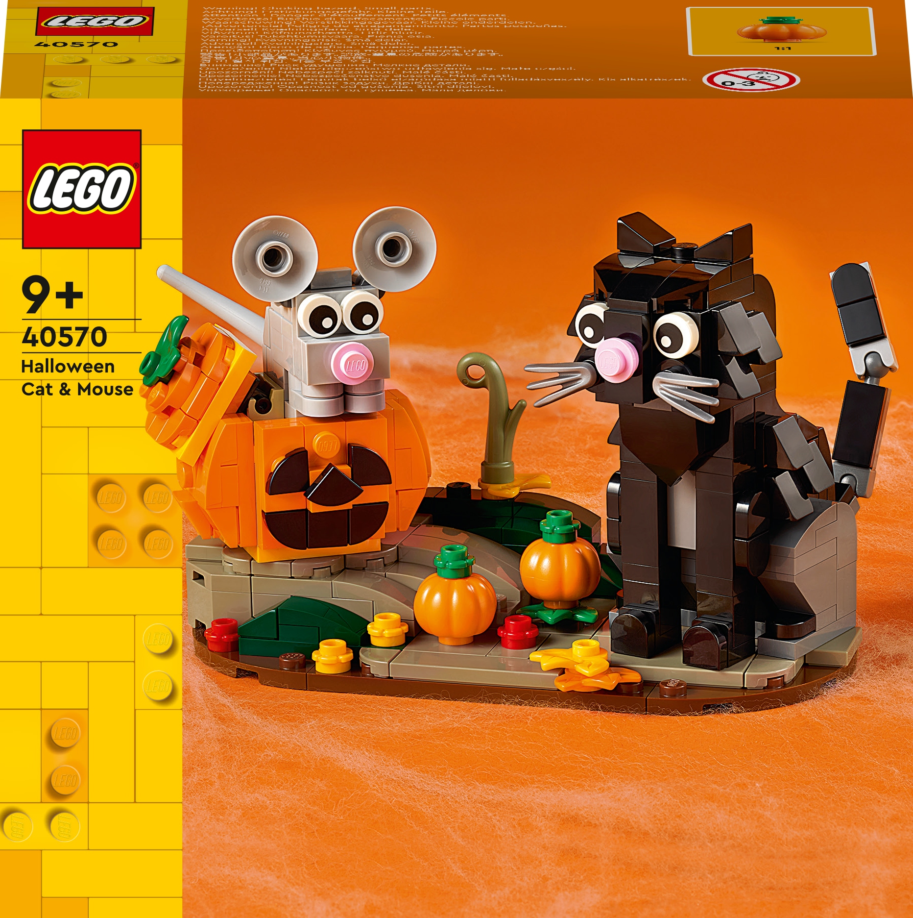 Zestaw klocków Lego 40570 kot i mysz na halloween 328 el.