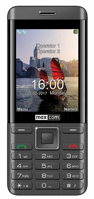 

Telefon komórkowy Maxcom MM236 czarny-srebrny