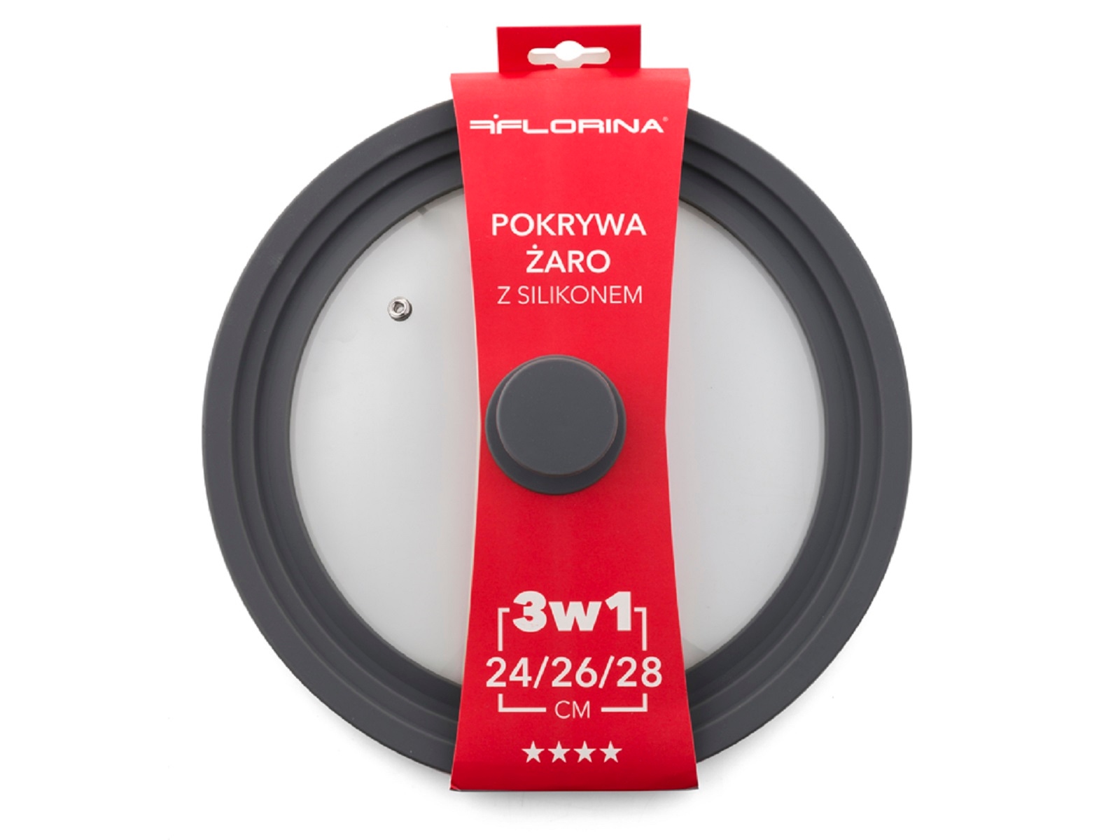 UNIWERSALNA POKRYWKA POKRYWA ŻAROODPORNA 3W1 Z SILIKONEM 24/26/28CM EAN (GTIN) 5902719524646