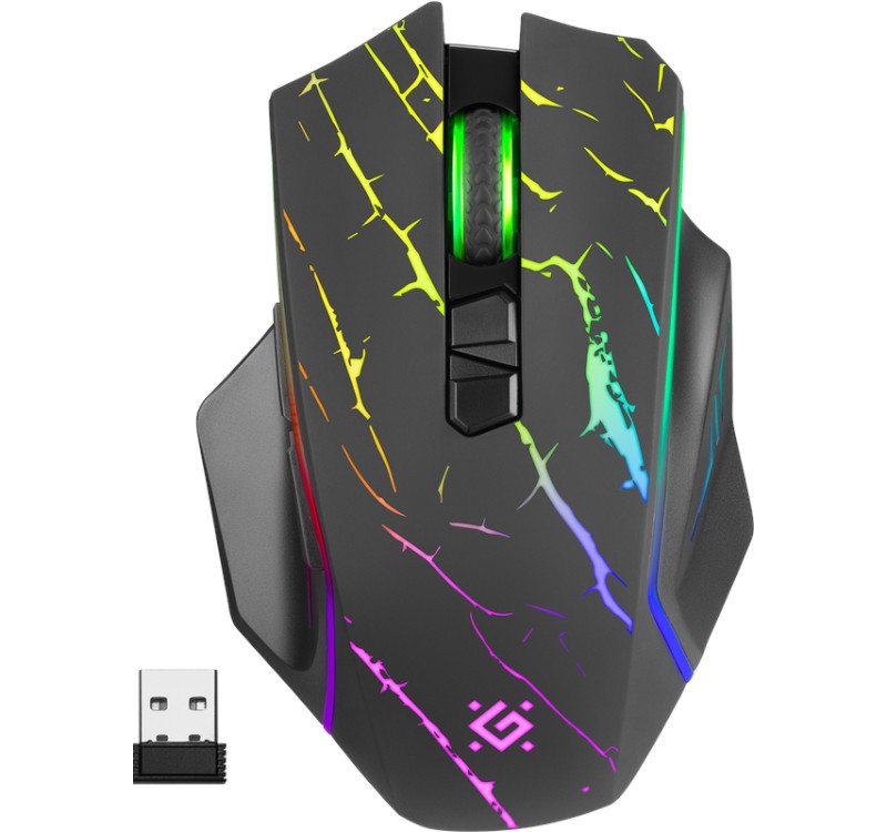 MYSZ DEFENDER GM-503 URAN OPTIC RF RGB 3200dpi 8P — 24