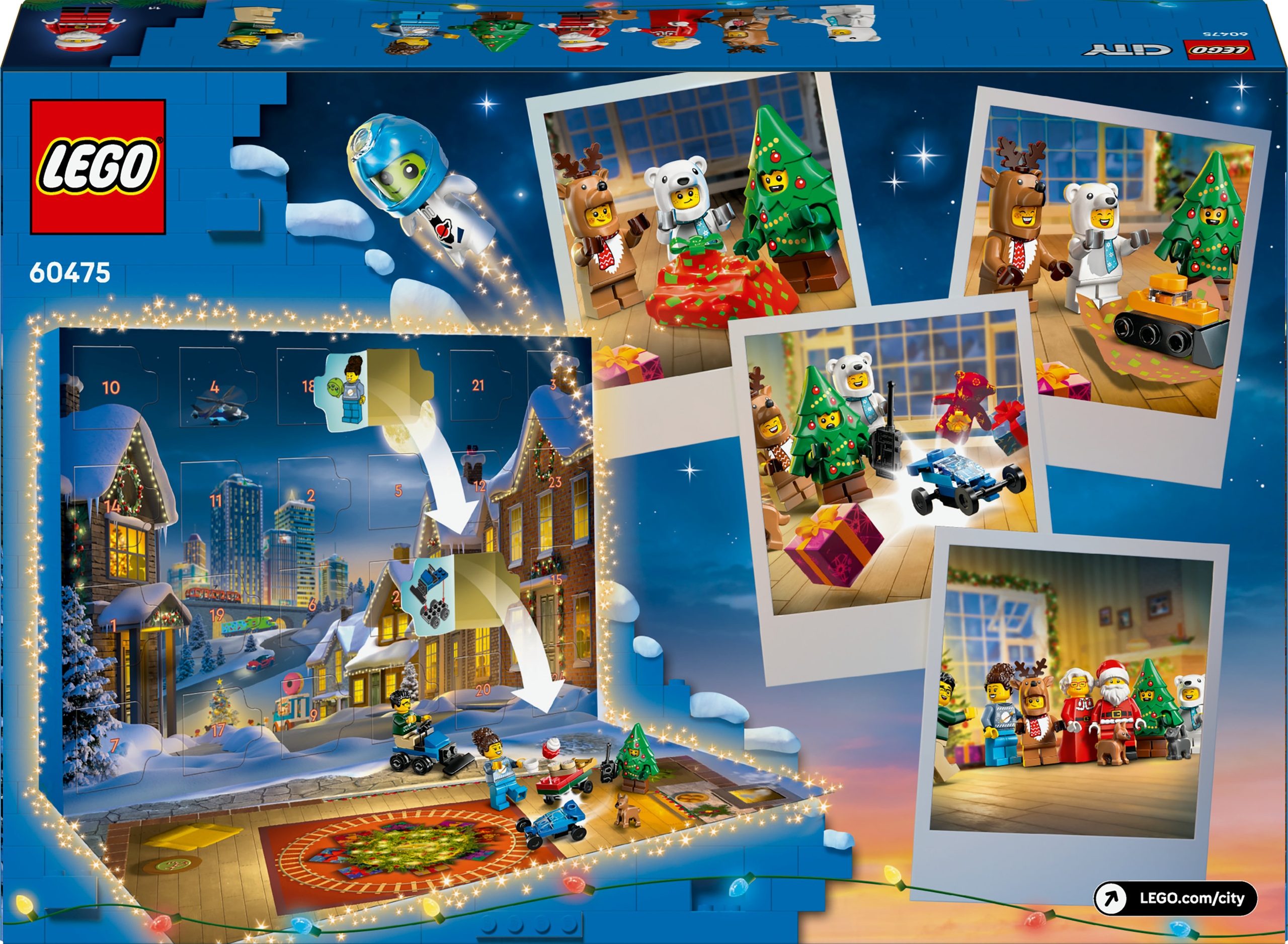 Адвент-календарь LEGO City 60475 2025, 186 деталей и 7 минифигурок, от 5 лет — фото 7