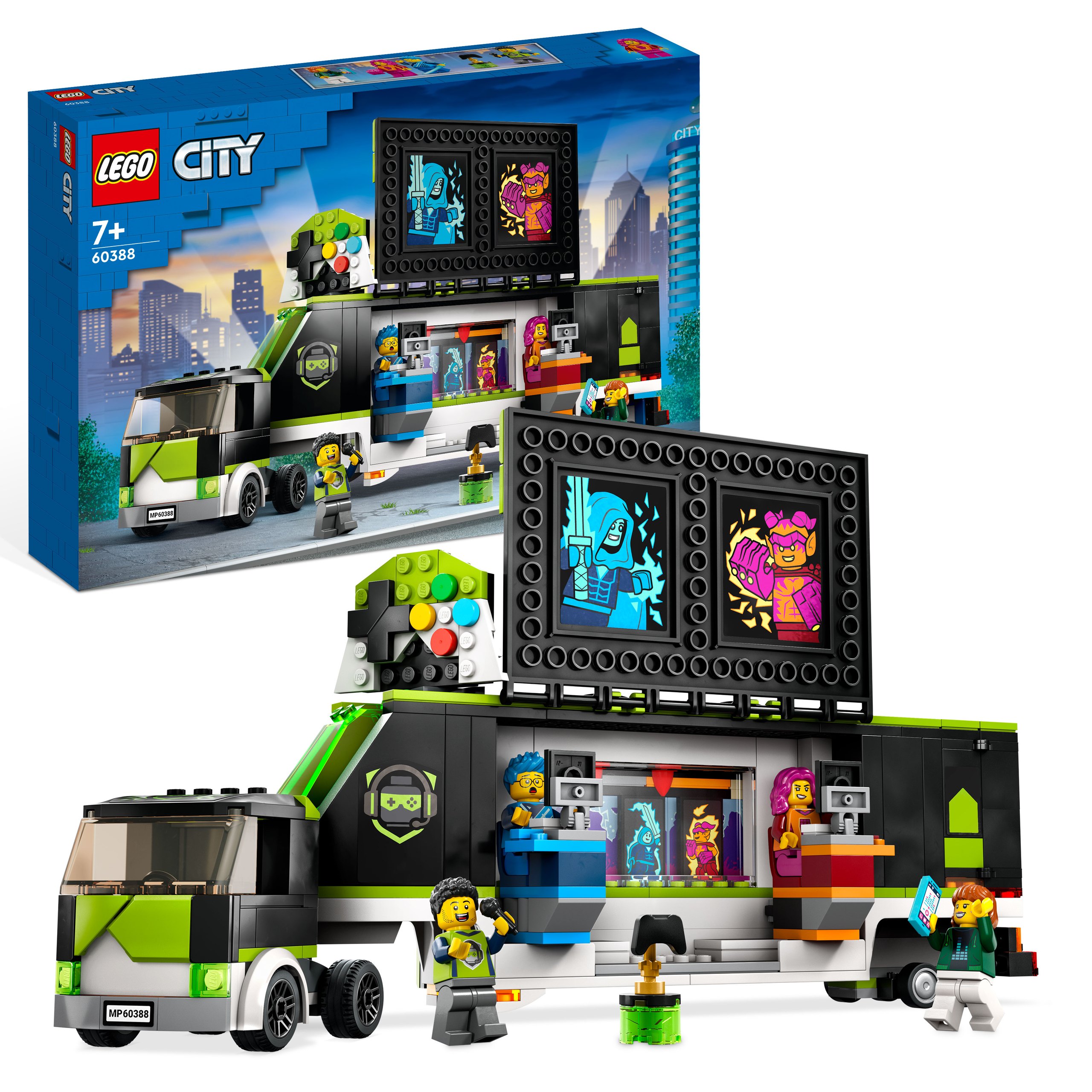 Originální Lego 60388 City Nákladní auto pro turnaj her 344 Stavebnice Nové