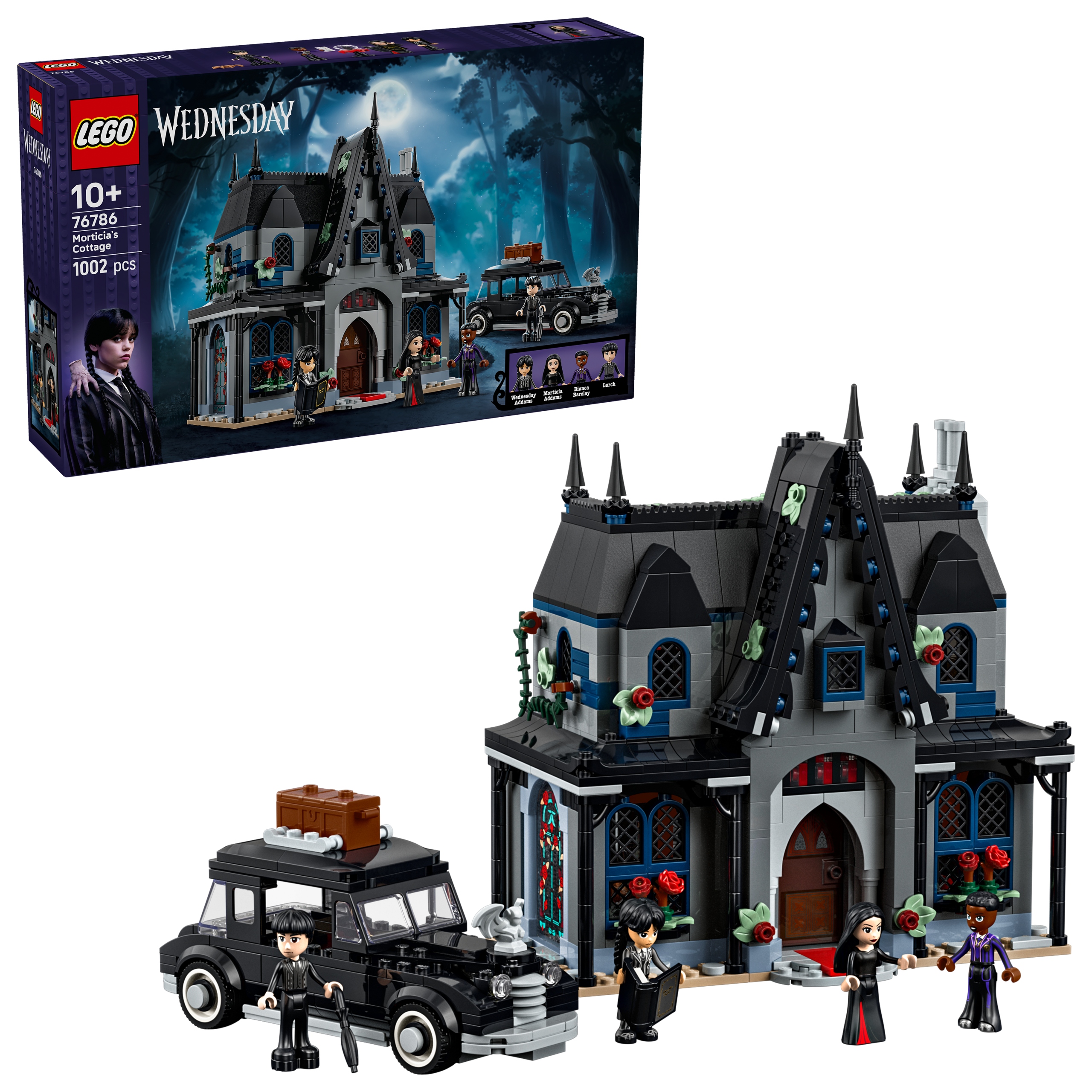 Lego Wednesday 76786 Chatka Morticii Morticia's Cottage 1002 elementy