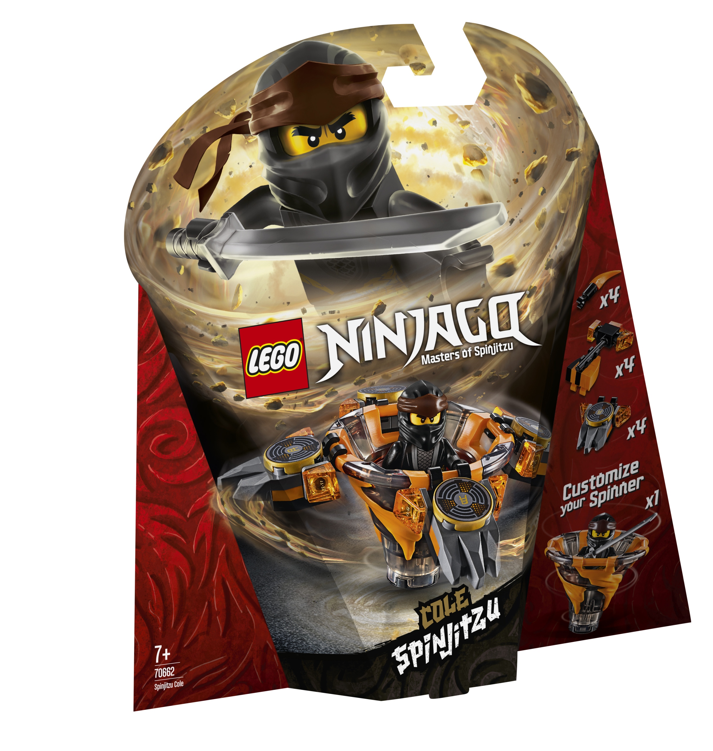 Lego Ninjago 70662 Spinjitzu Cole Unikát 2019