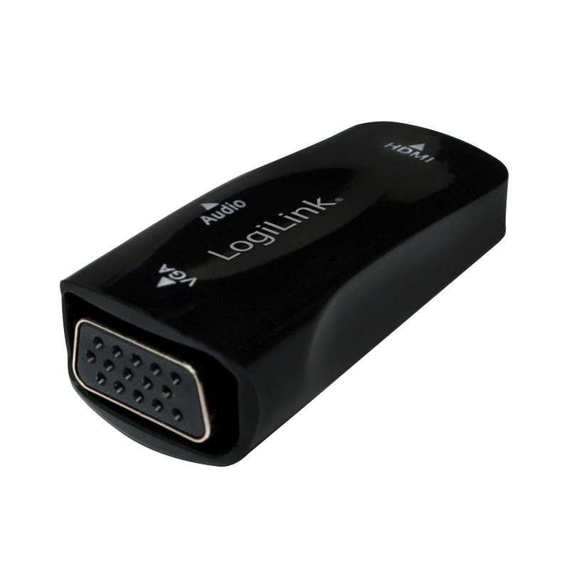 Konwerter Hdmi LogiLink CV0108 Hdmi (f) na Vga (f), audio 3,5mm jack