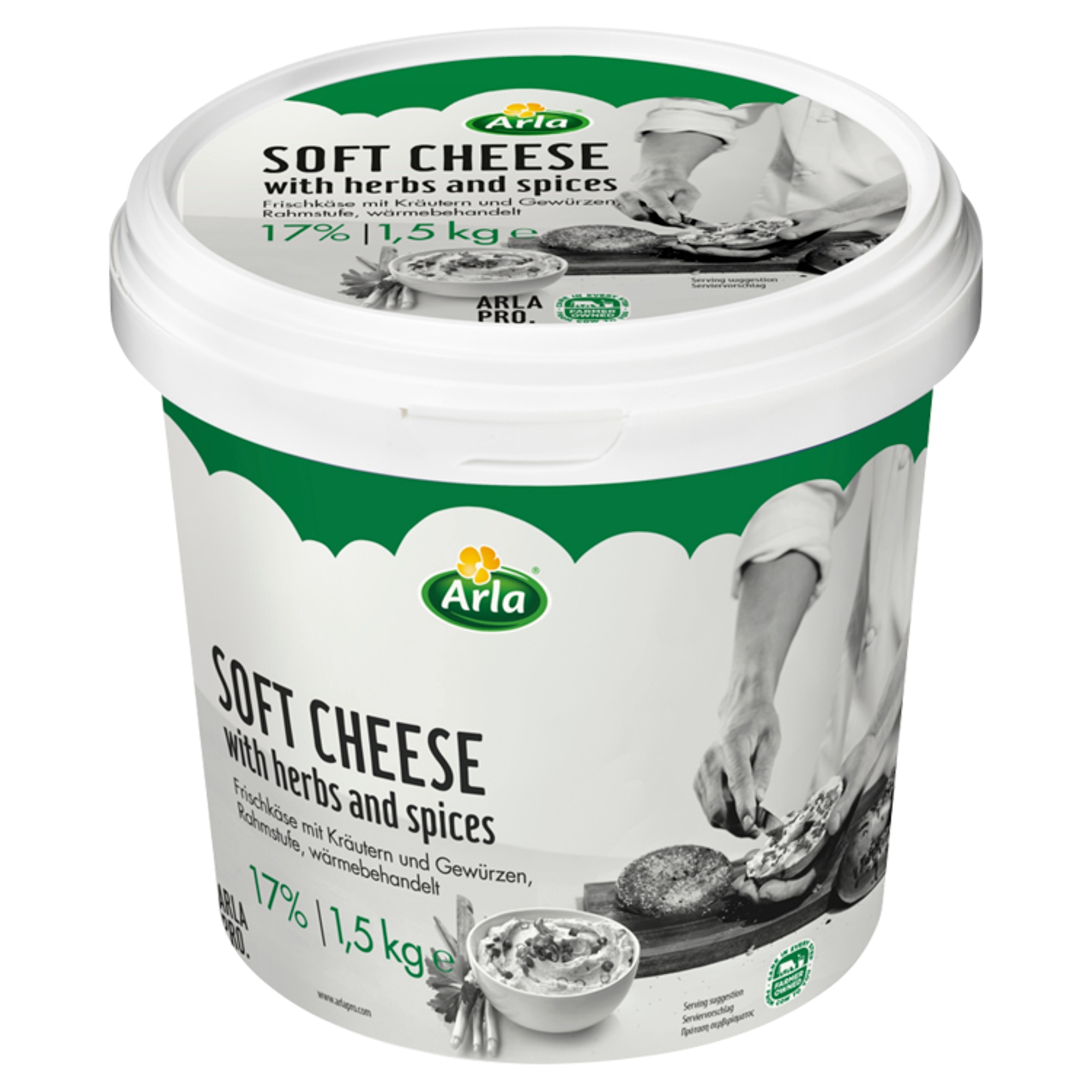 Levně Arla Krémový sýr s bylinkami a kořením 1,5 kg!