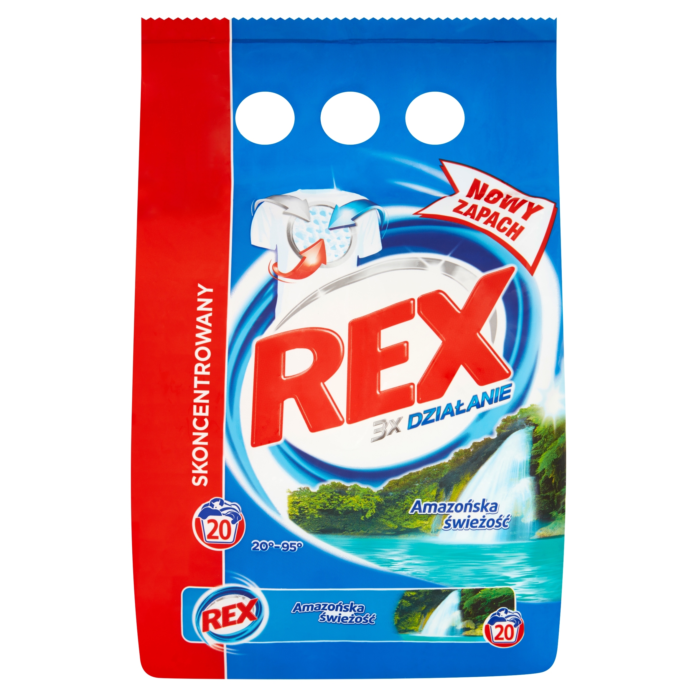 

Proszek do prania Rex do białego 20 prań 1.5 kg