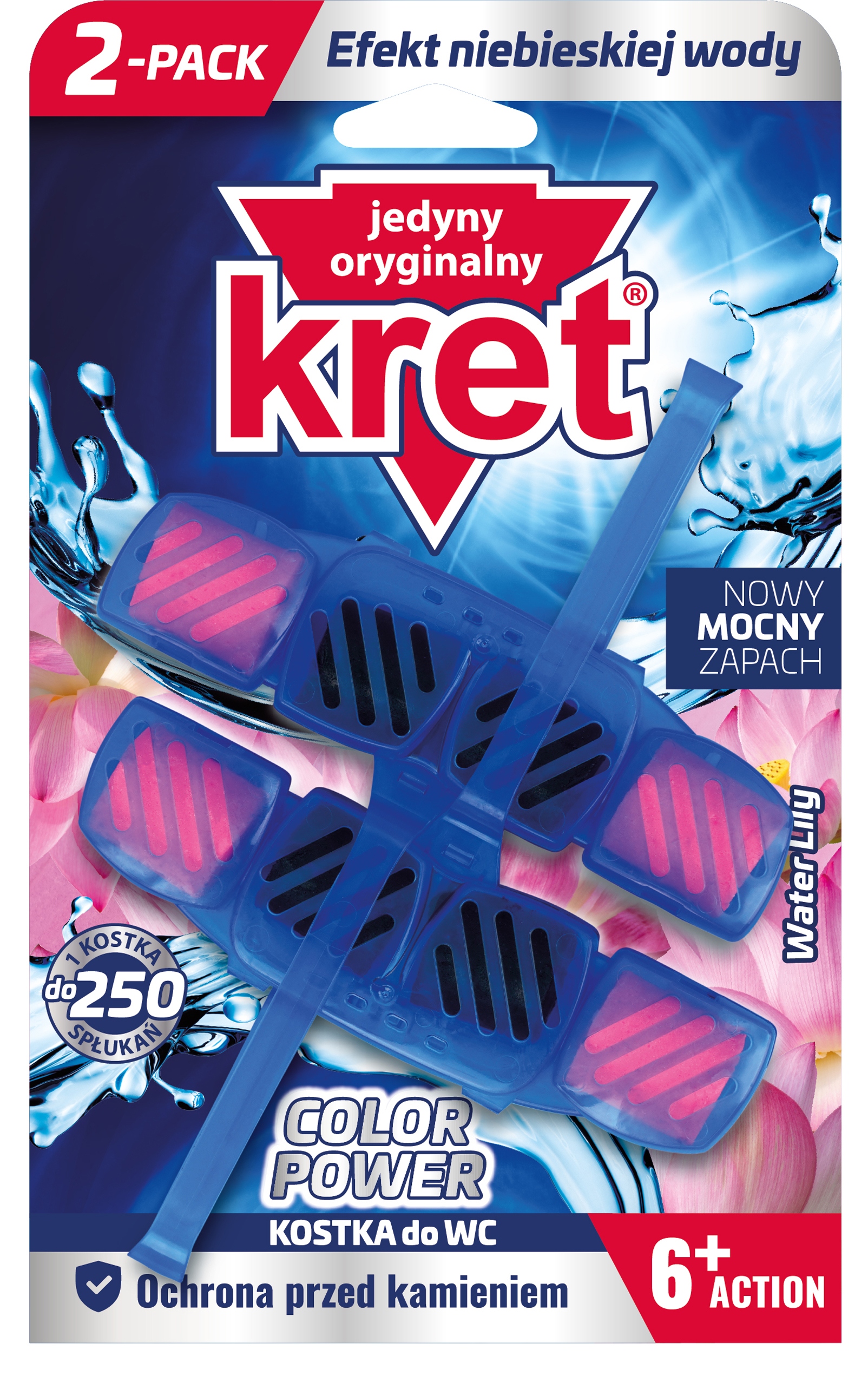 

Kret Color Power Water Lily Kostka Do Wc 2x40 G