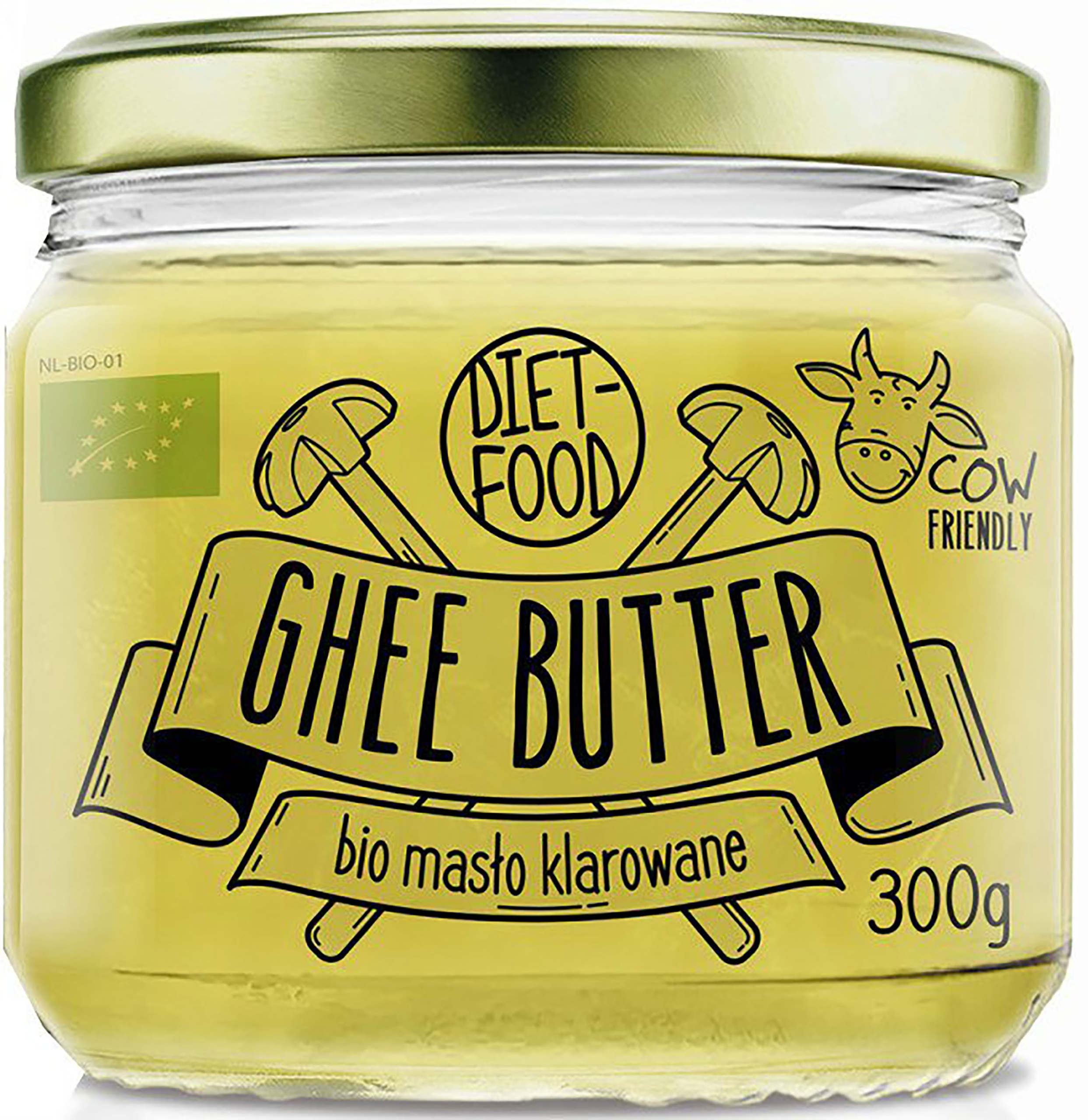 GHEE Masło Klarowane Ekologiczne 300g Witaminy A D E K Bez Laktozy — 7
