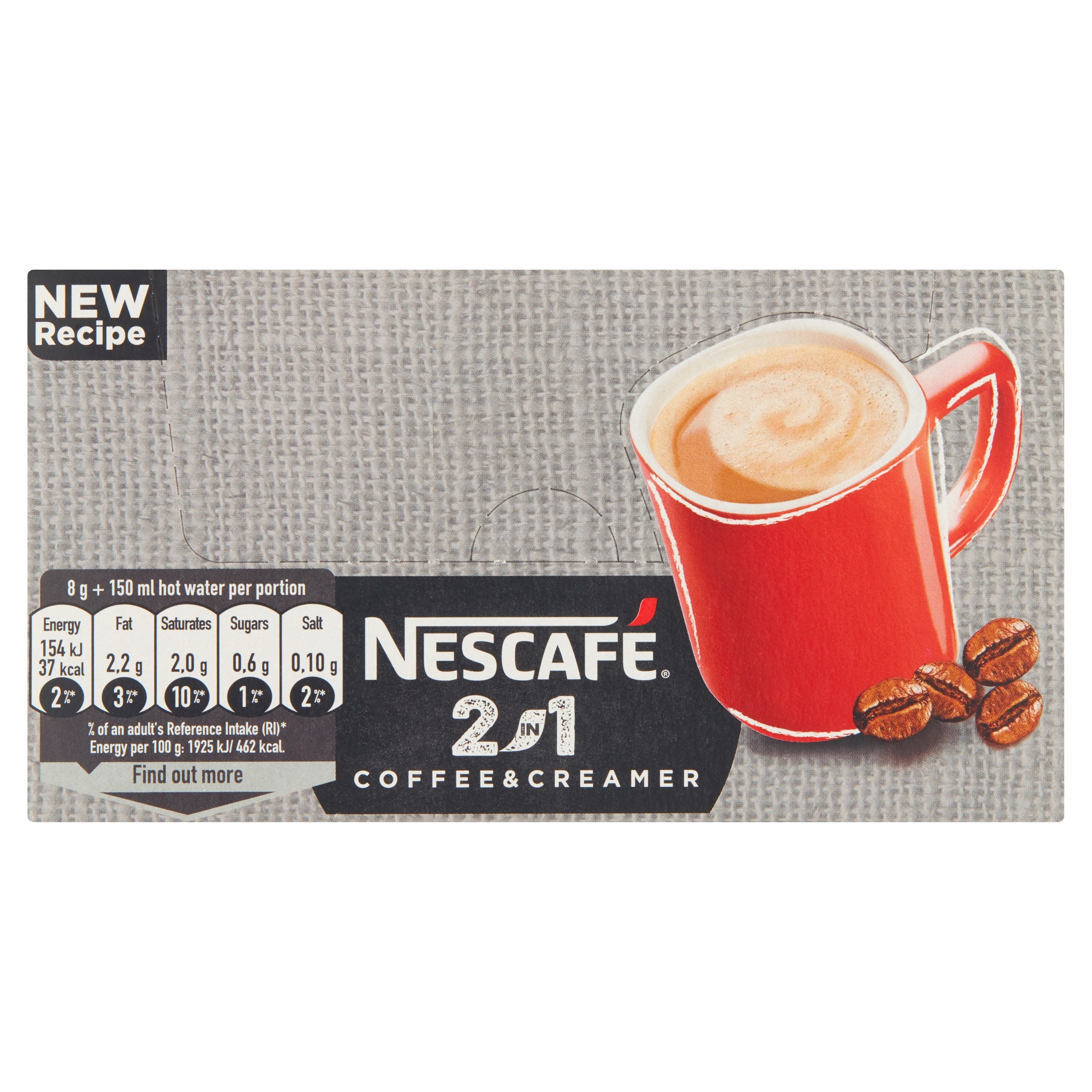 Nescafé 2v1 káva se smetanou, 28 x 8 g