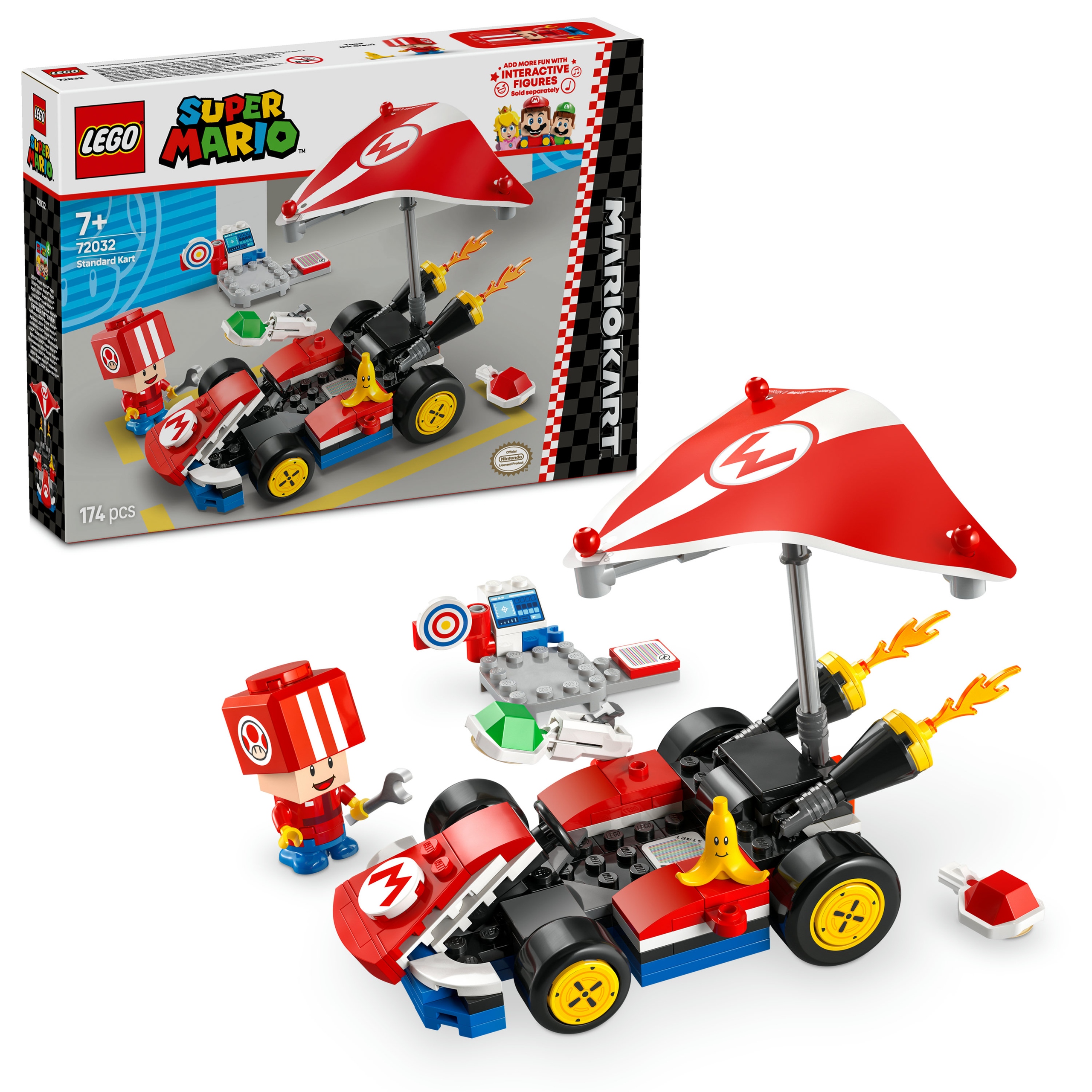 Lego Mario 72032 Mario Kart Standard Kart Stavebnice Nové