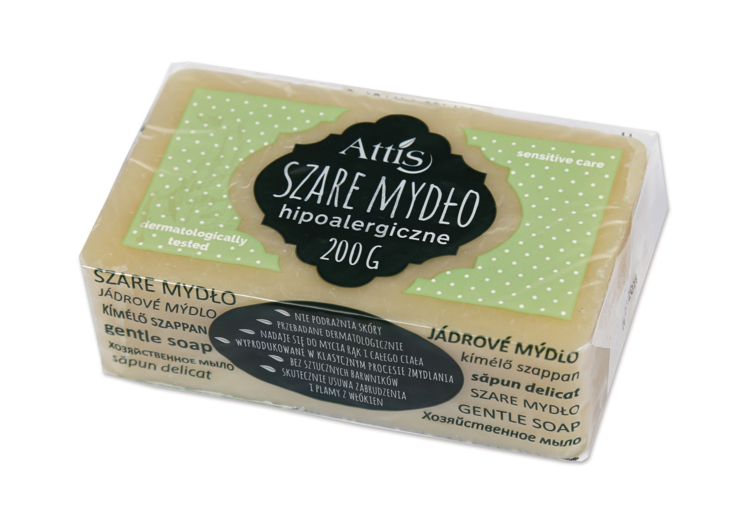 

Attis mydło hipoalergiczne szare 200 g