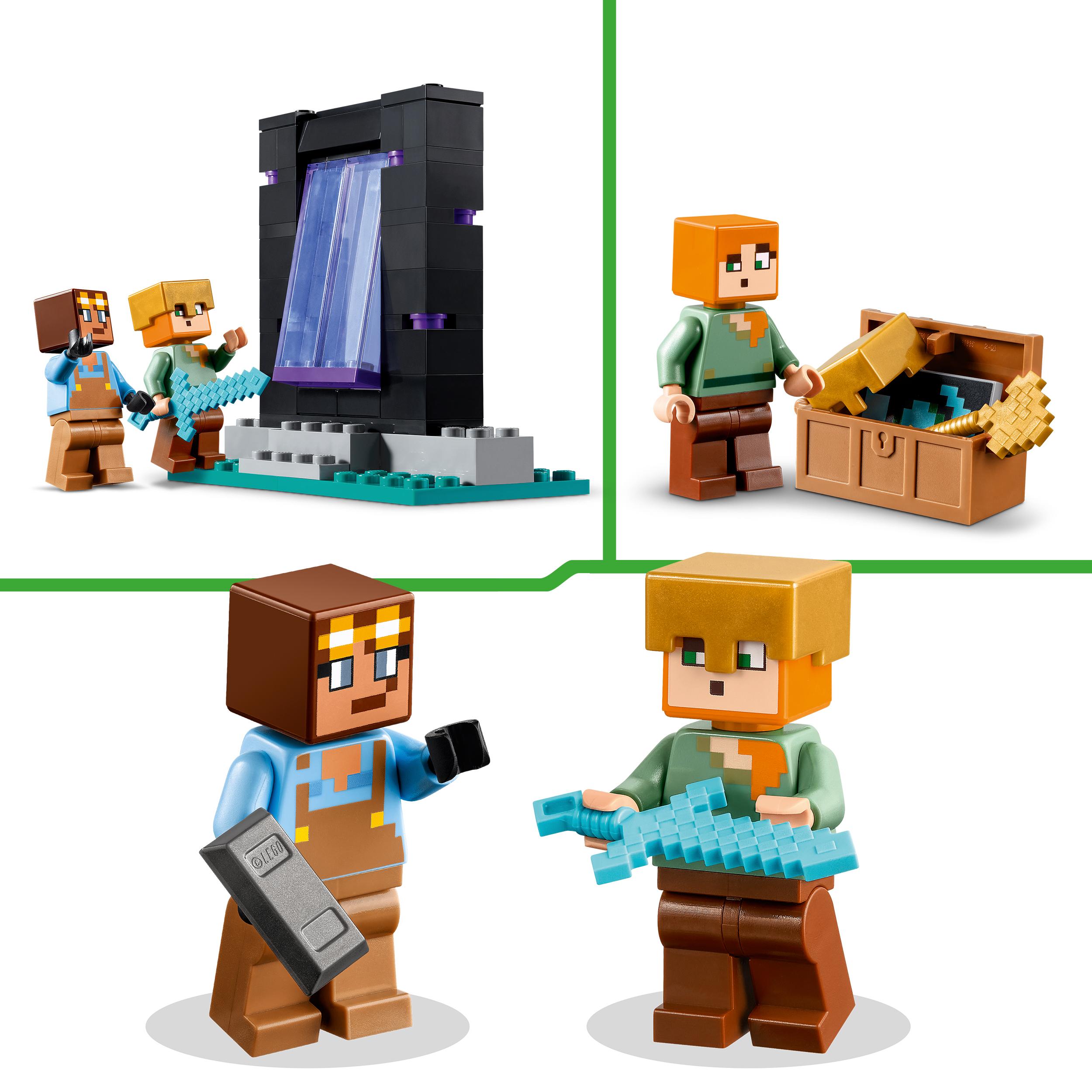LEGO Minecraft 21252 Zbrojownia Bohater / Bajka Minecraft