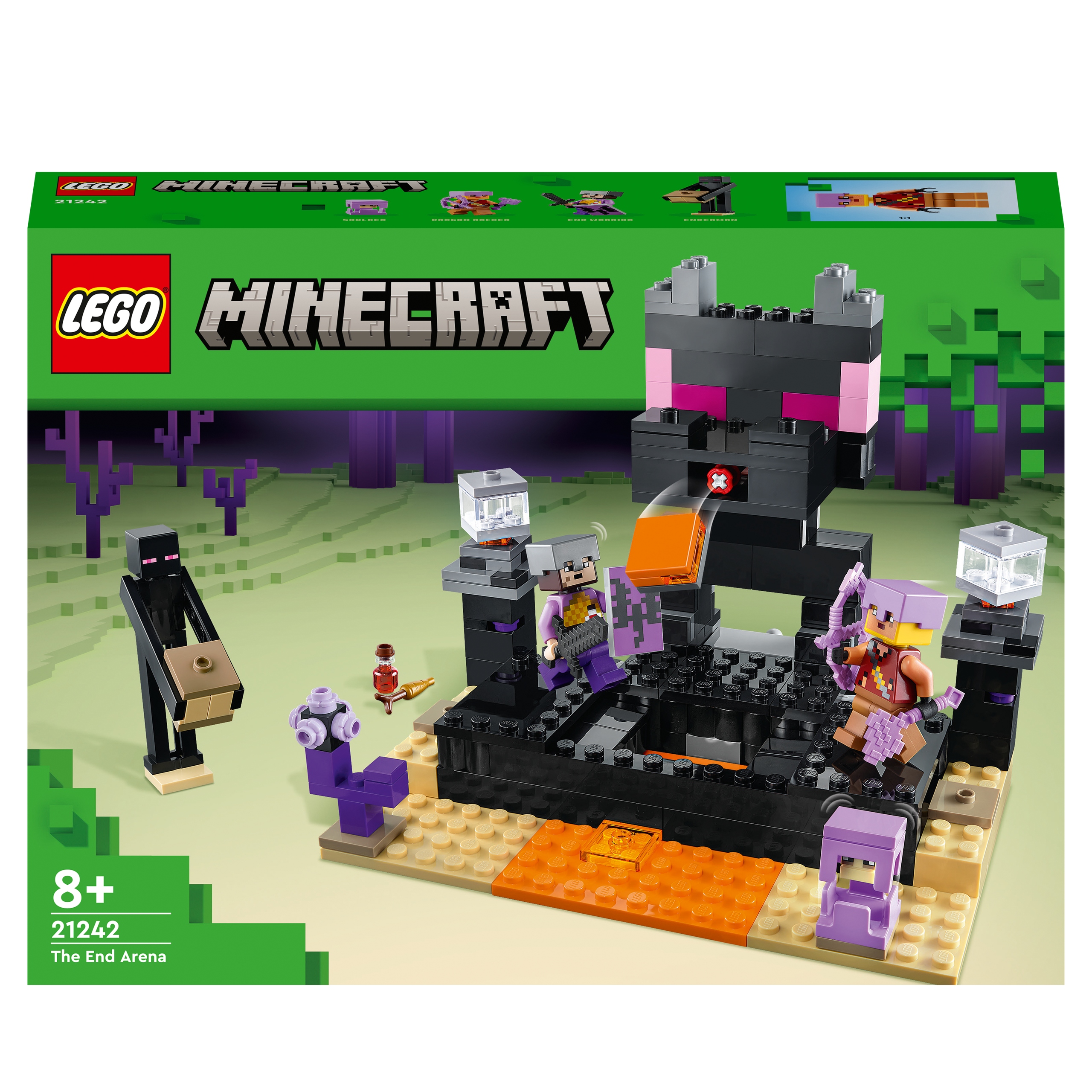 LEGO Minecraft Arena Endu 21242 KLOCKI ZESTAW LEGO PREZENT Marka LEGO
