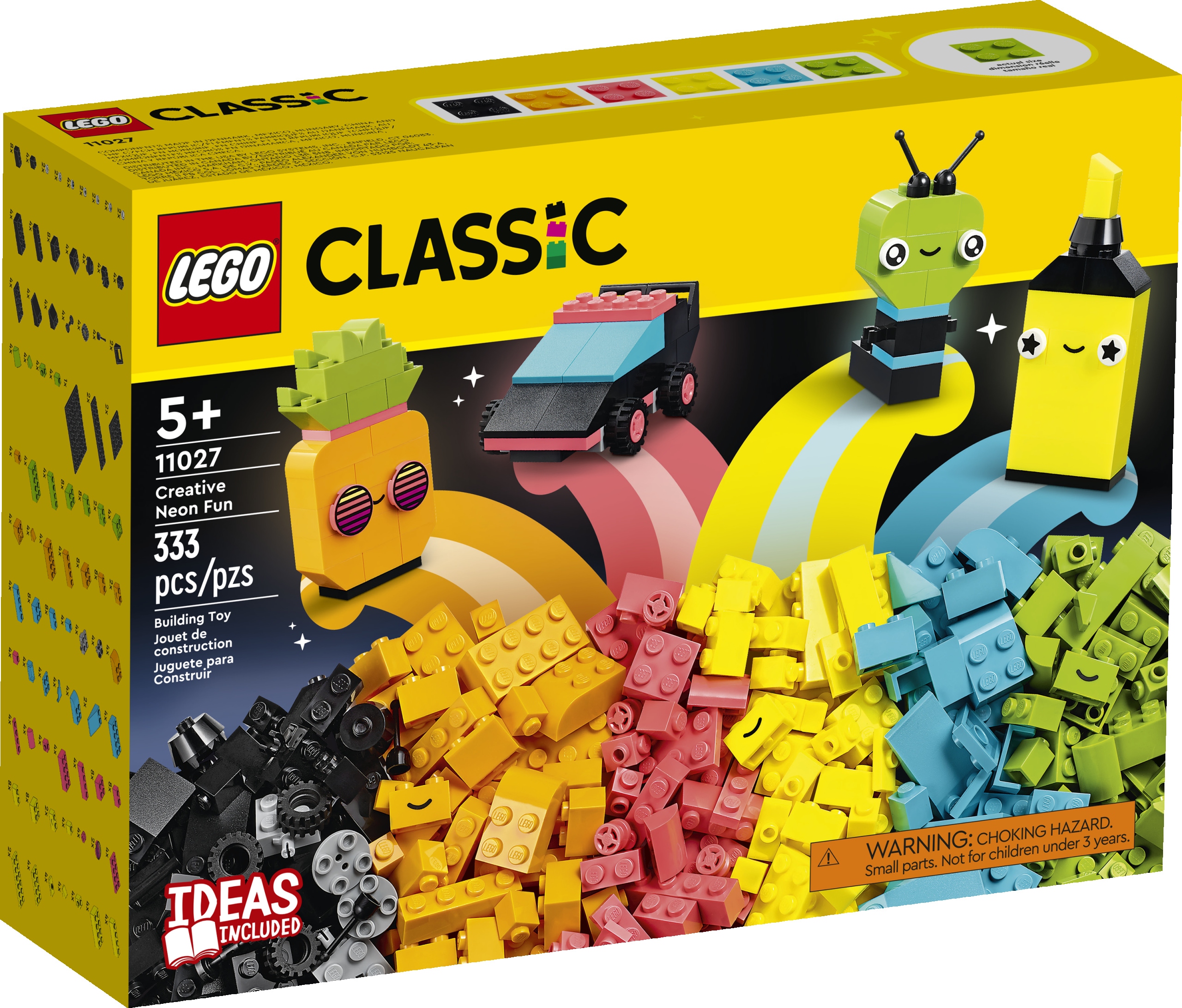 Lego Classic 11027 Kreatywna zabawa neonowymi kolorami