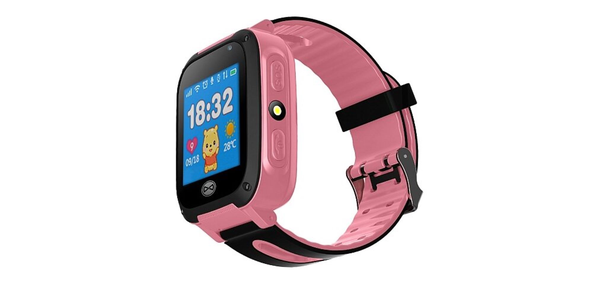 Smartwatch dla dzieci Forever Phone Me KW-55 różowy