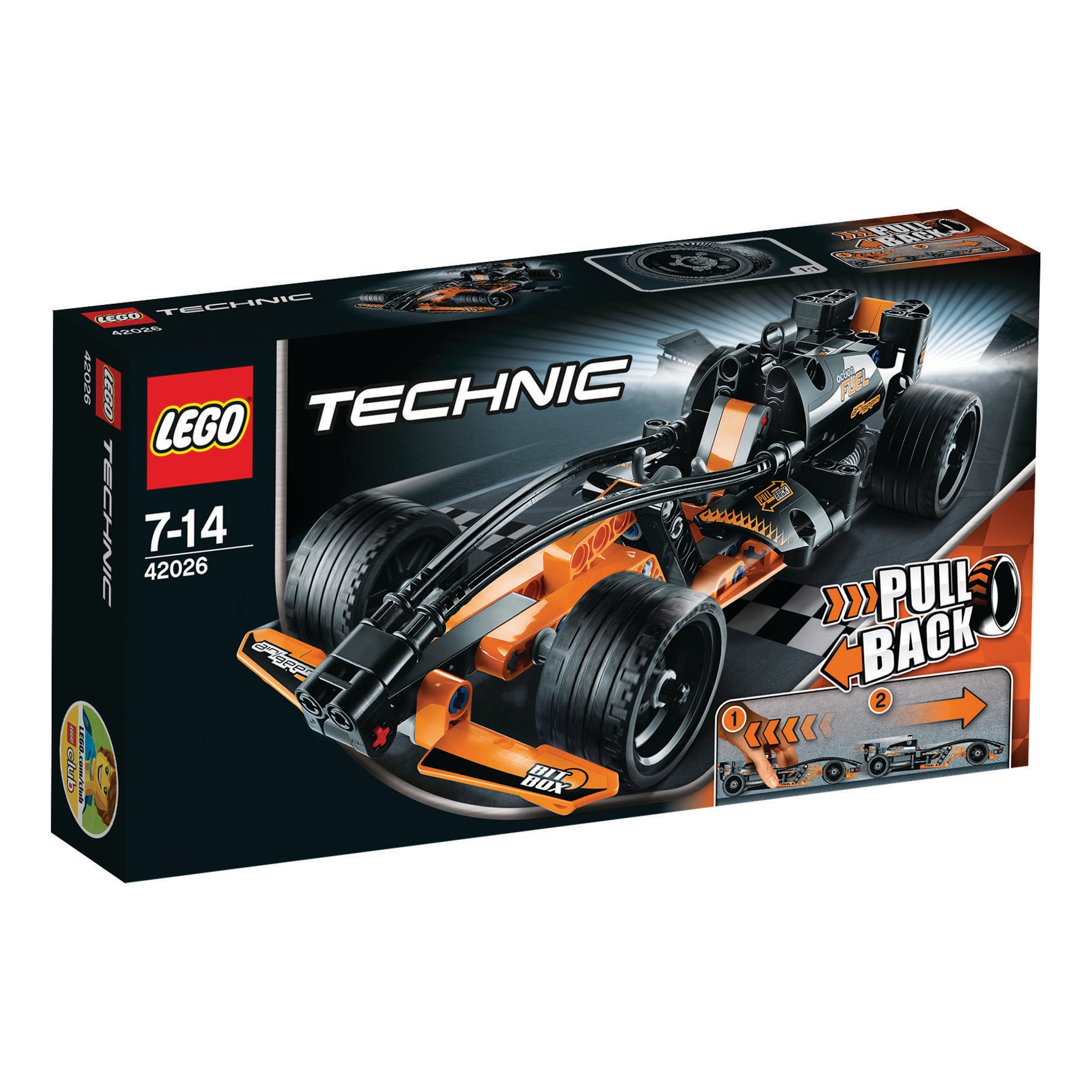 LEGO 42026 Technic Czarny zdobywca dróg + GRATIS
