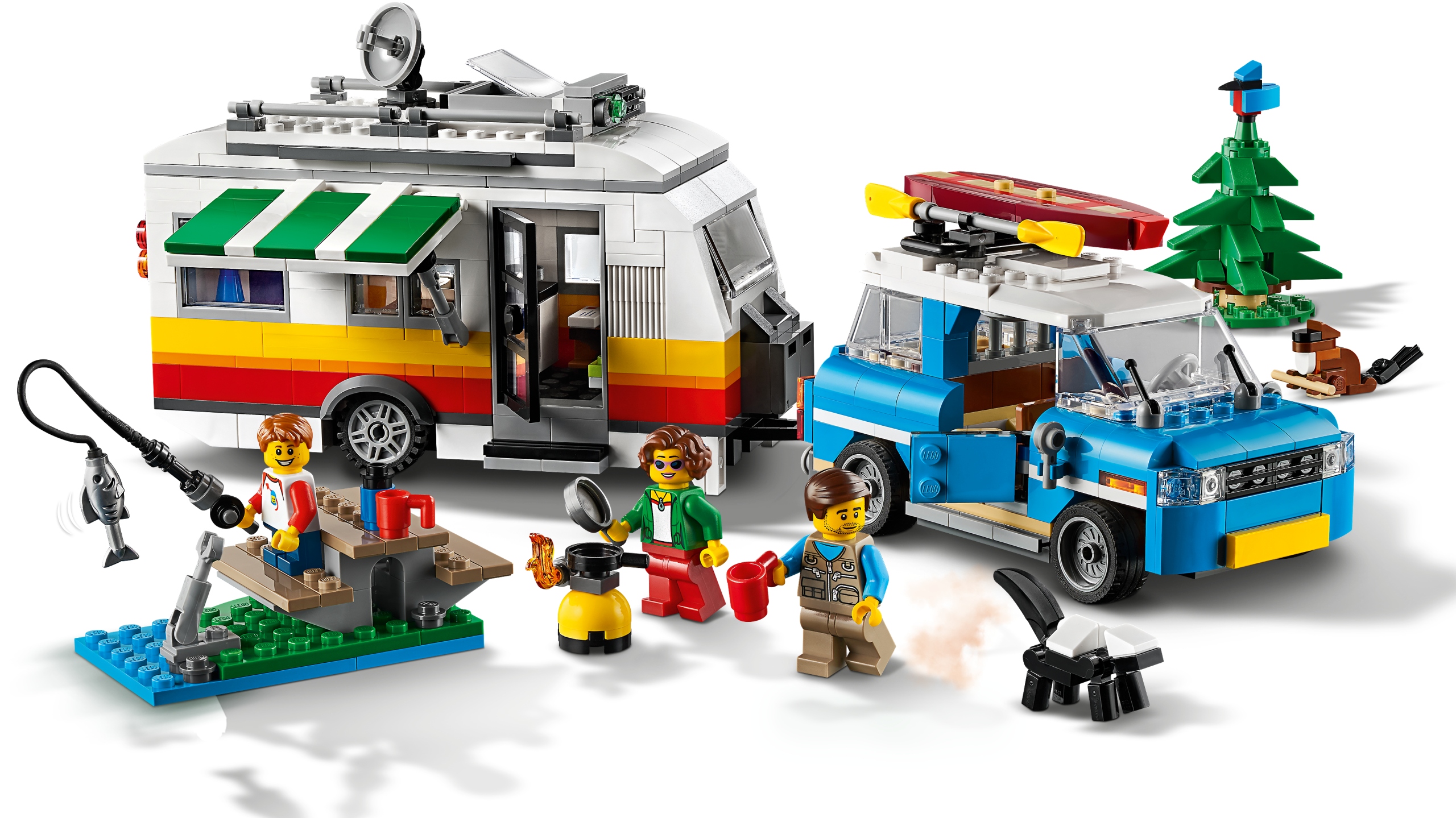 LEGO Creator 3 w 1 31108 Wakacyjny kemping z rodziną Marka LEGO