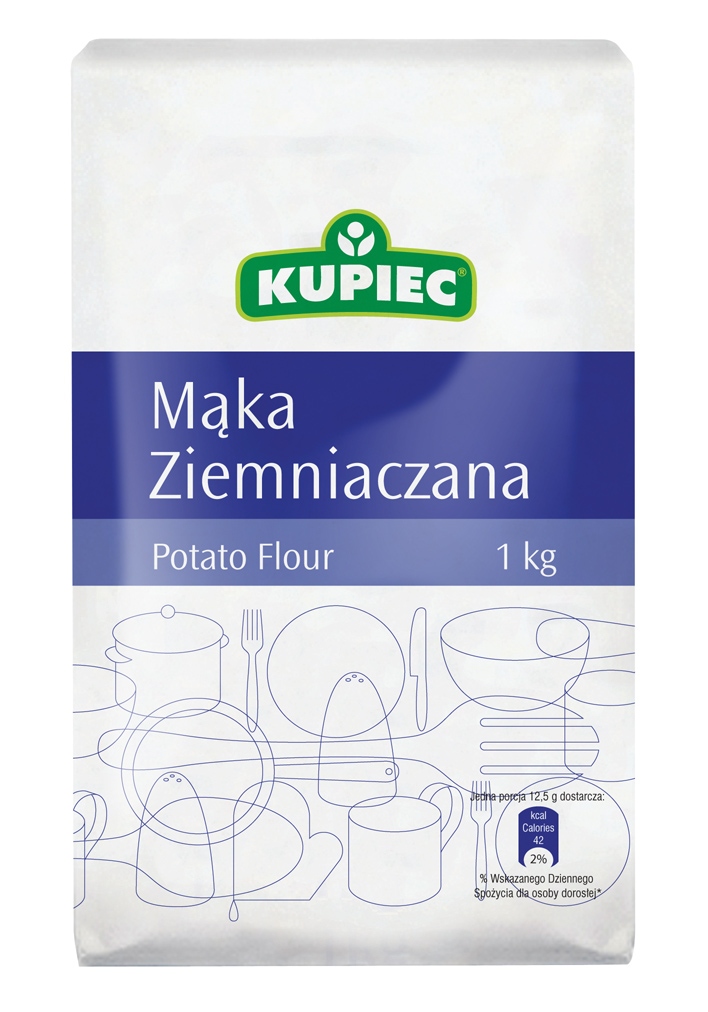 Levně 5 x Kupiec Bramborová mouka papírový balíček 1 kg