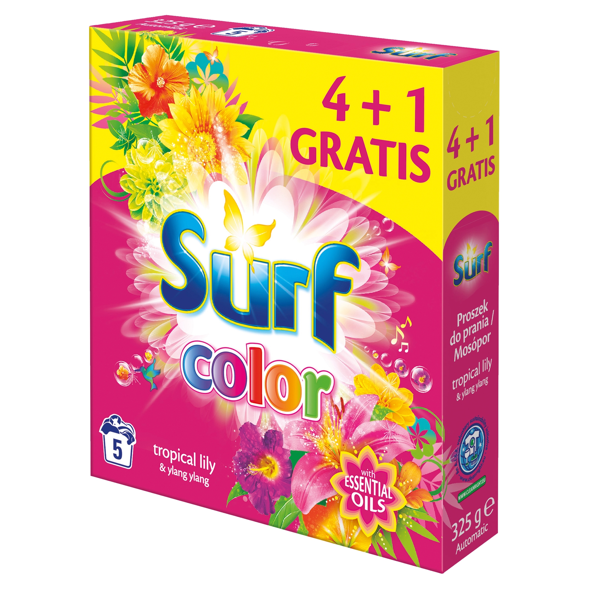 

Surf Pr Do Prania Pink 325G