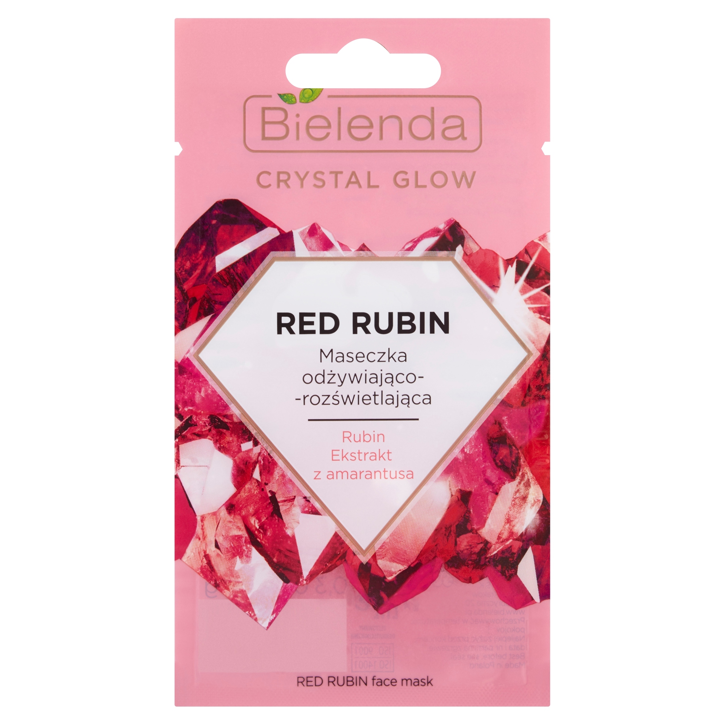 

Bielenda Crystal Glow Red Rubin maseczka