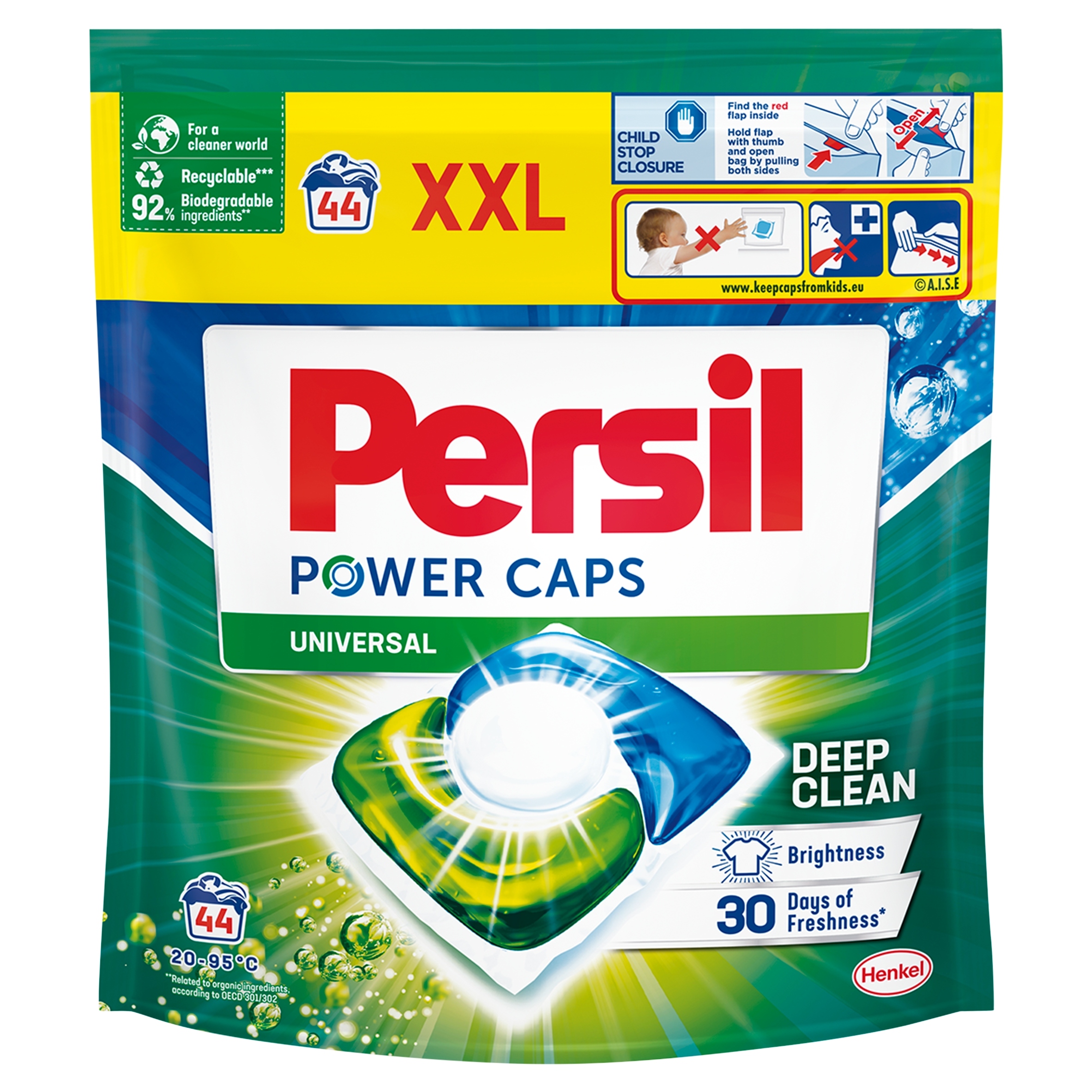 Persil XXL Power Caps Universal Koncentrovaný prací prostředek 616 g (44