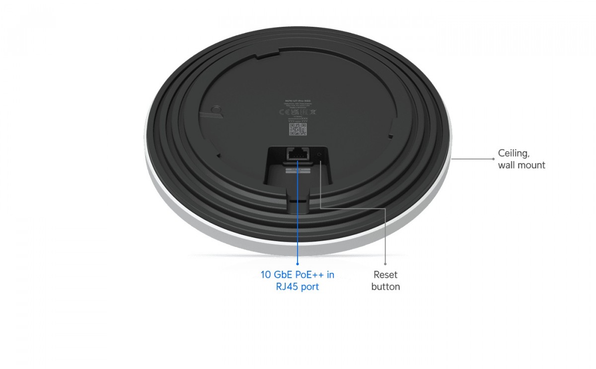 UBIQUITI UniFi Ceiling-mounted 6-stream WiFi 7 AP with 10/5/2.5/1 GbE support. — 15