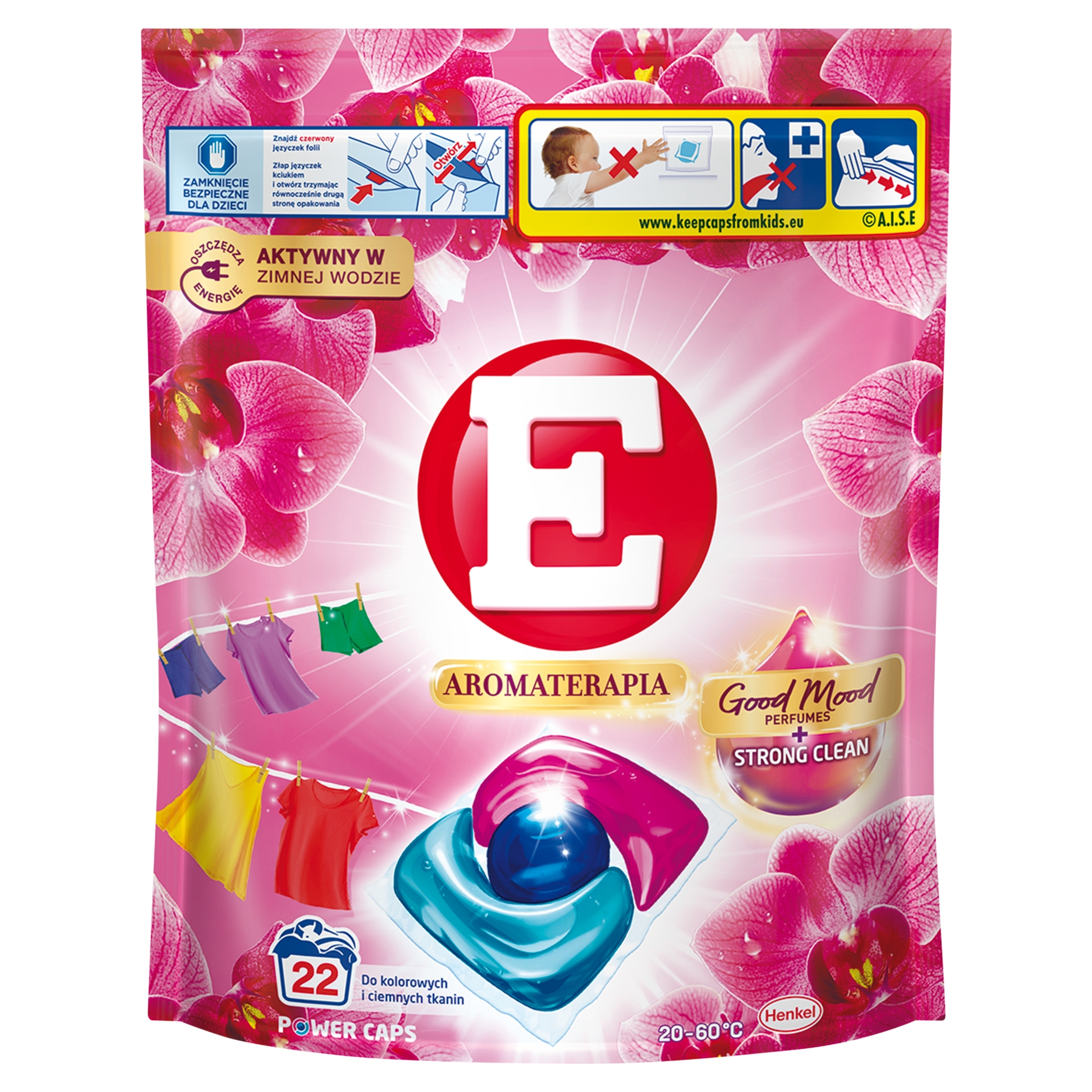 Levně Prostředek na praní barevných a tmavých tkanin orchidej 264 g (22 praní)