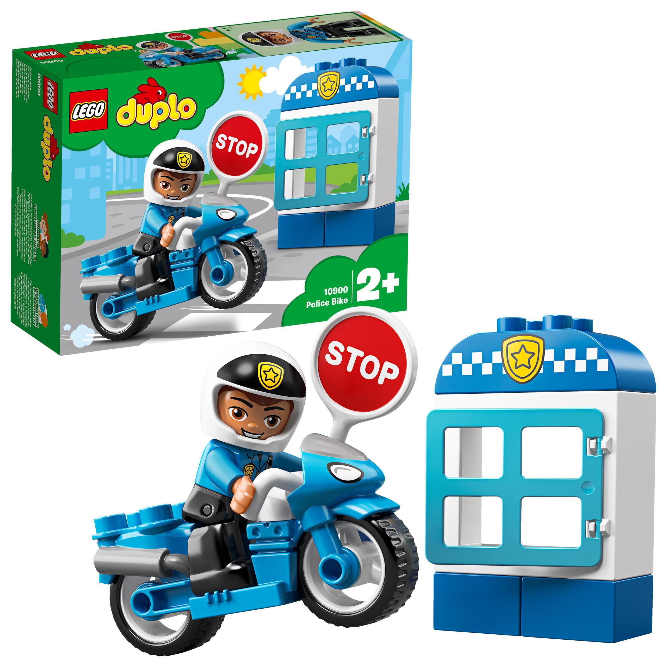 Lego Duplo 10900 Policejní motocykl Stavebnice Policista na motorce Policie