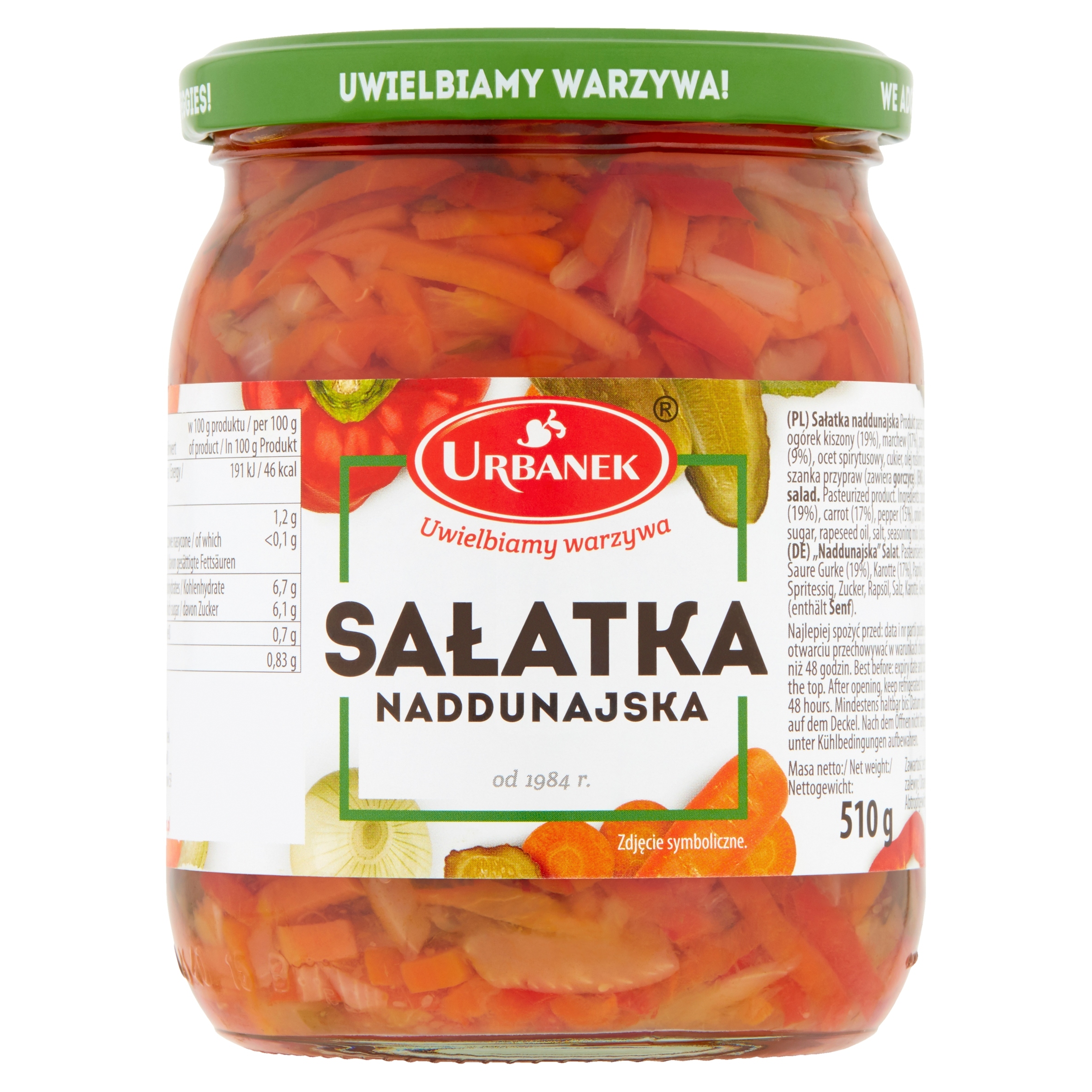 Levně Podunajský salát 510 g Urbanek