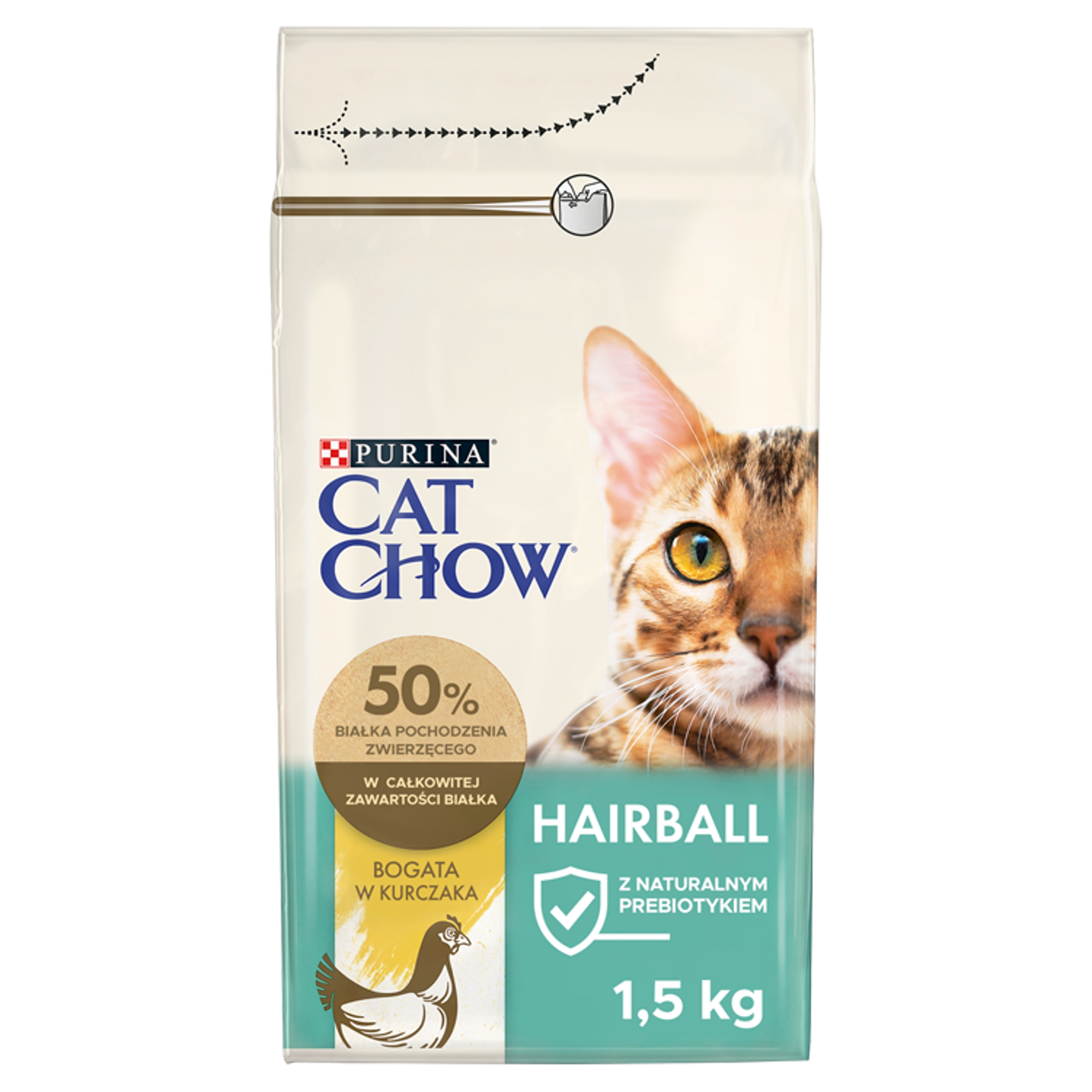 Levně 2x Purina Cat Chow Special Care Hairball Control 1,5 kg