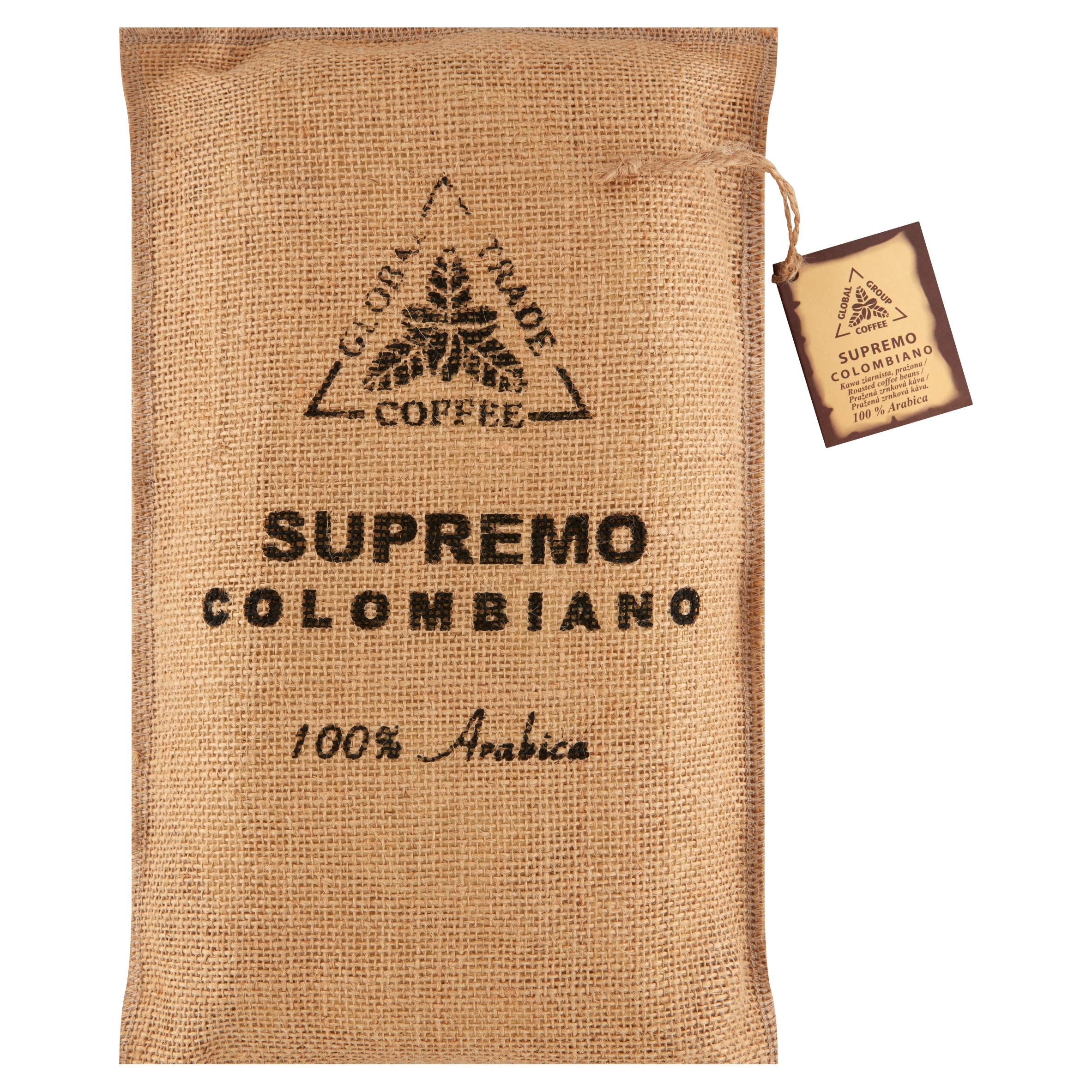 Levně Káva zrnková Arabica Global coffee Supremo Colombiano 1000 g