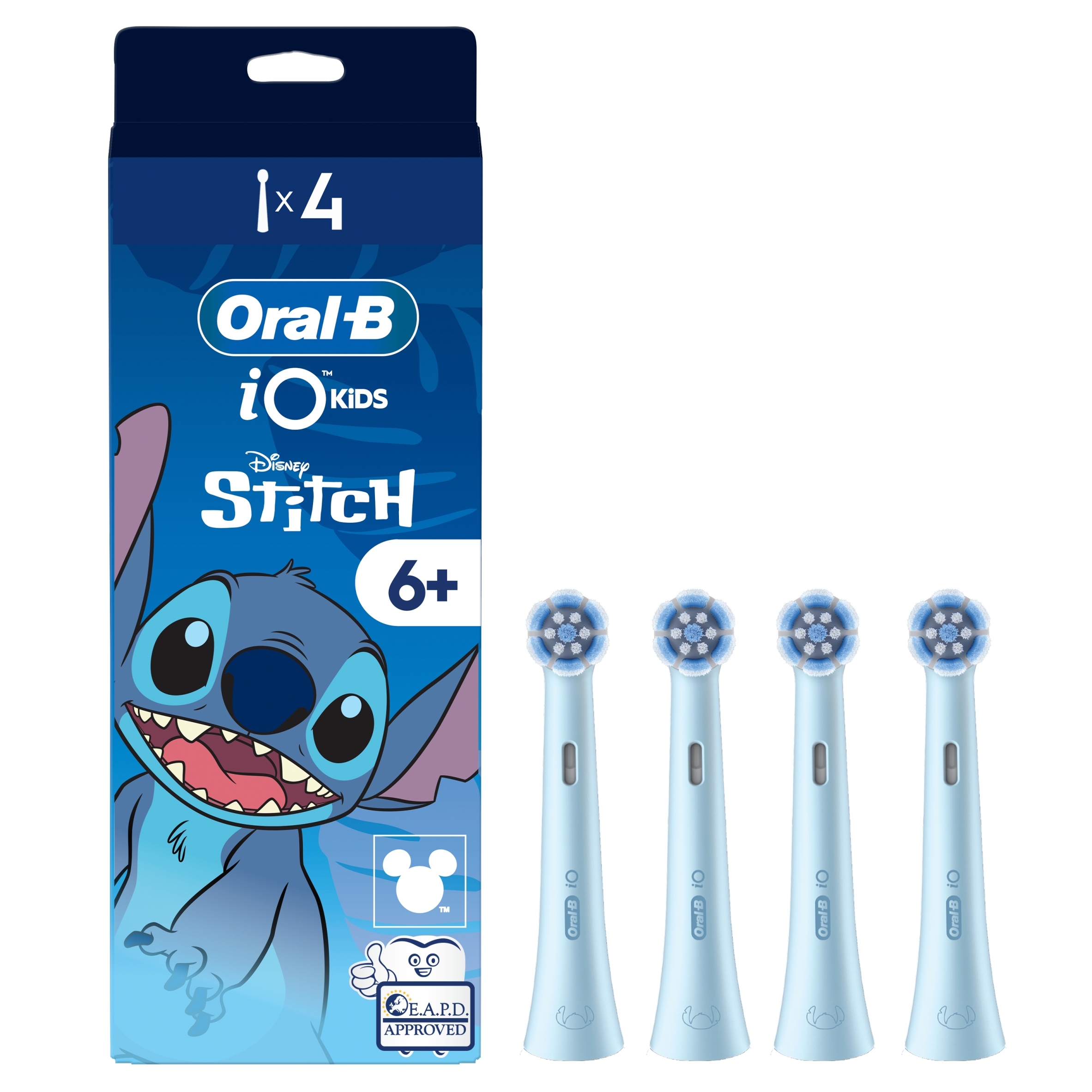 Końcówki do szczoteczek Oral-B iO Stitch dla dzieci 4 sztuki oryginał