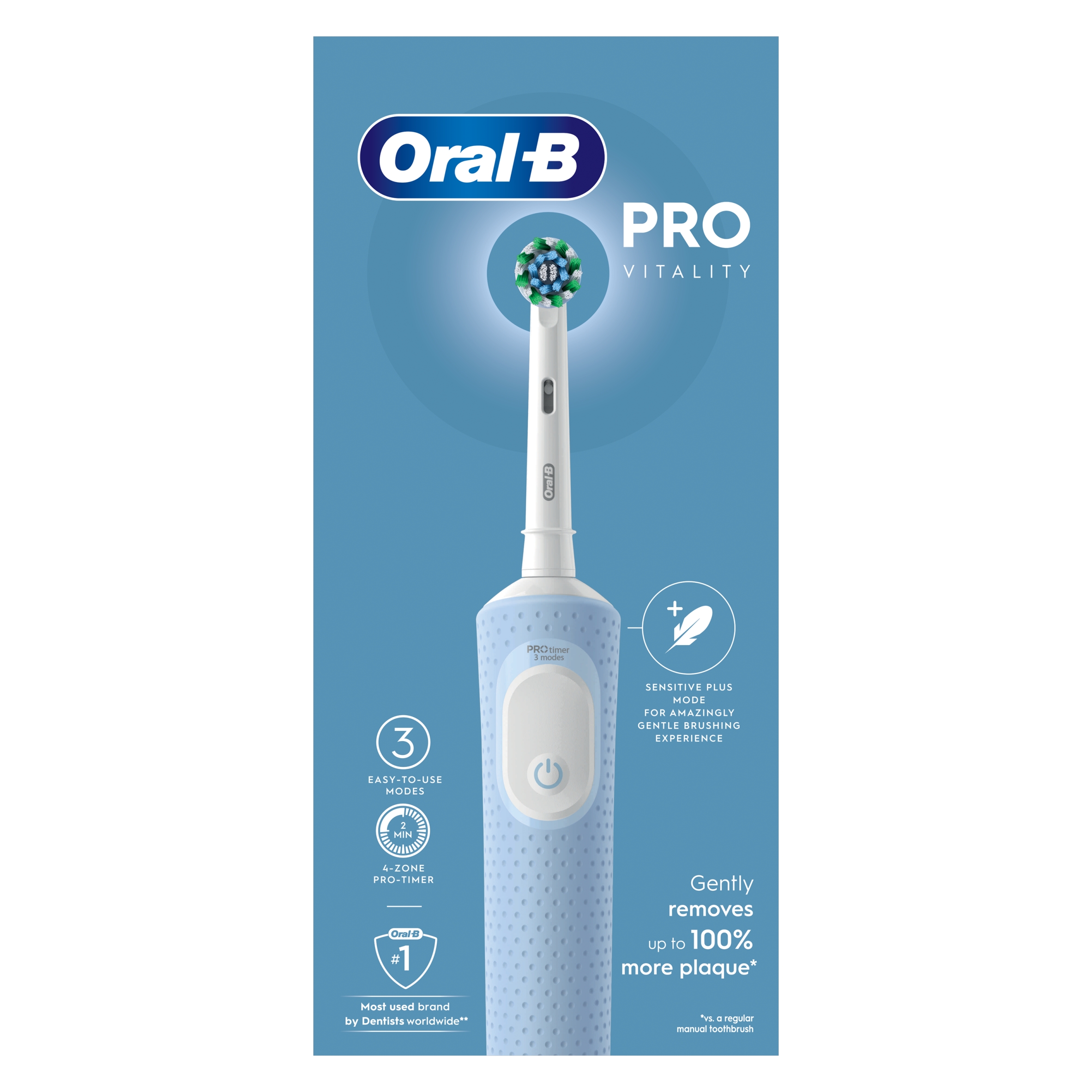 Szczoteczka elektryczna do zębów Oral-B Vitality D103 Pro Blue Niebieska